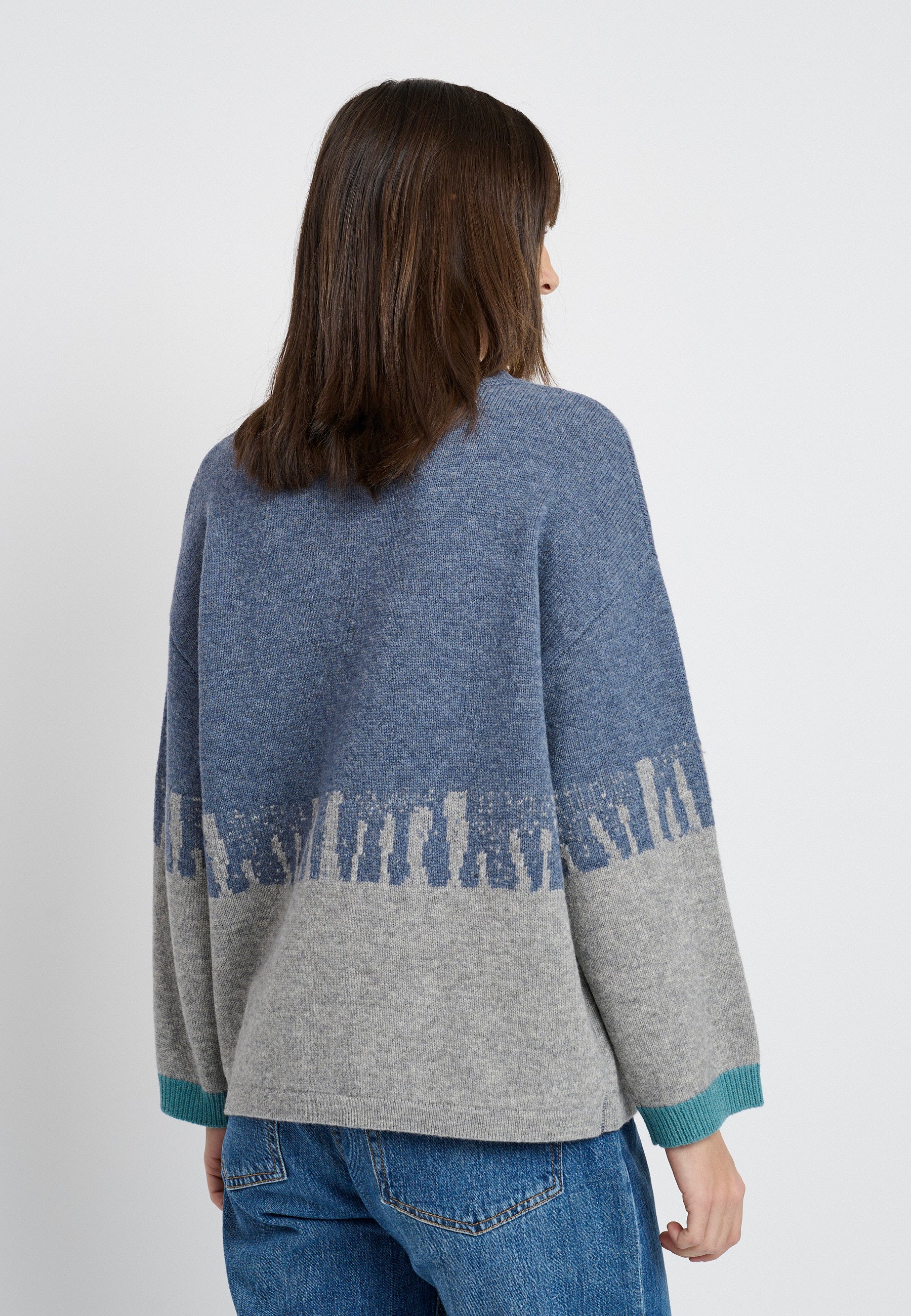 Lind LiCora Knit Pullover 5650 blue melange