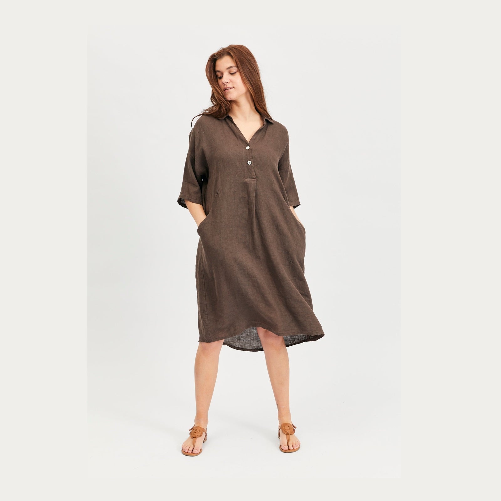 Lind LiDagmar Kjoler 1500 BROWN