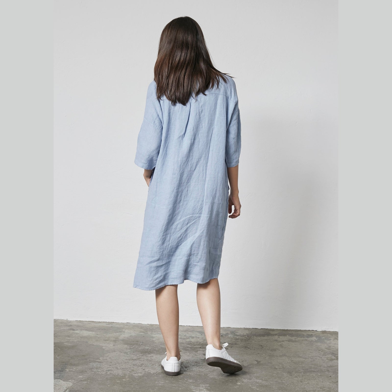 Lind LiDagmar Kjoler 5001 DENIM LIGHT BLUE