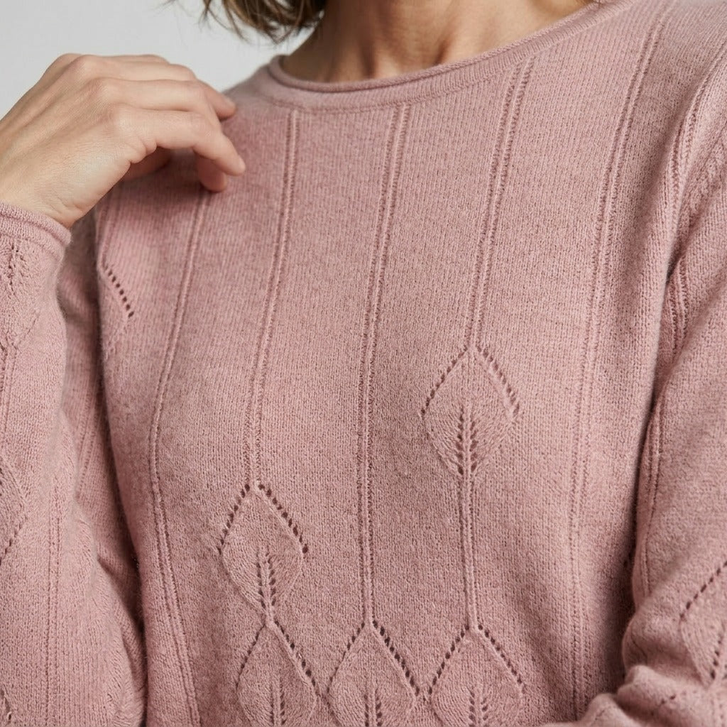 Lind LiDenise Knit Pullover 1809 Rose melange