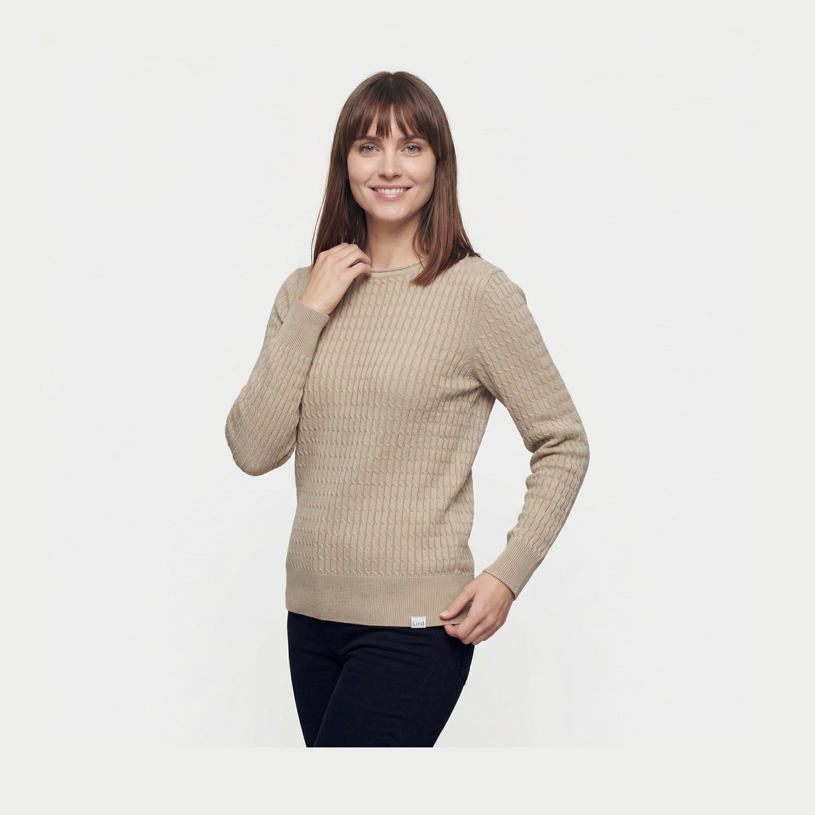 Lind LiEmilia Knit Pullover 1315 Taupe