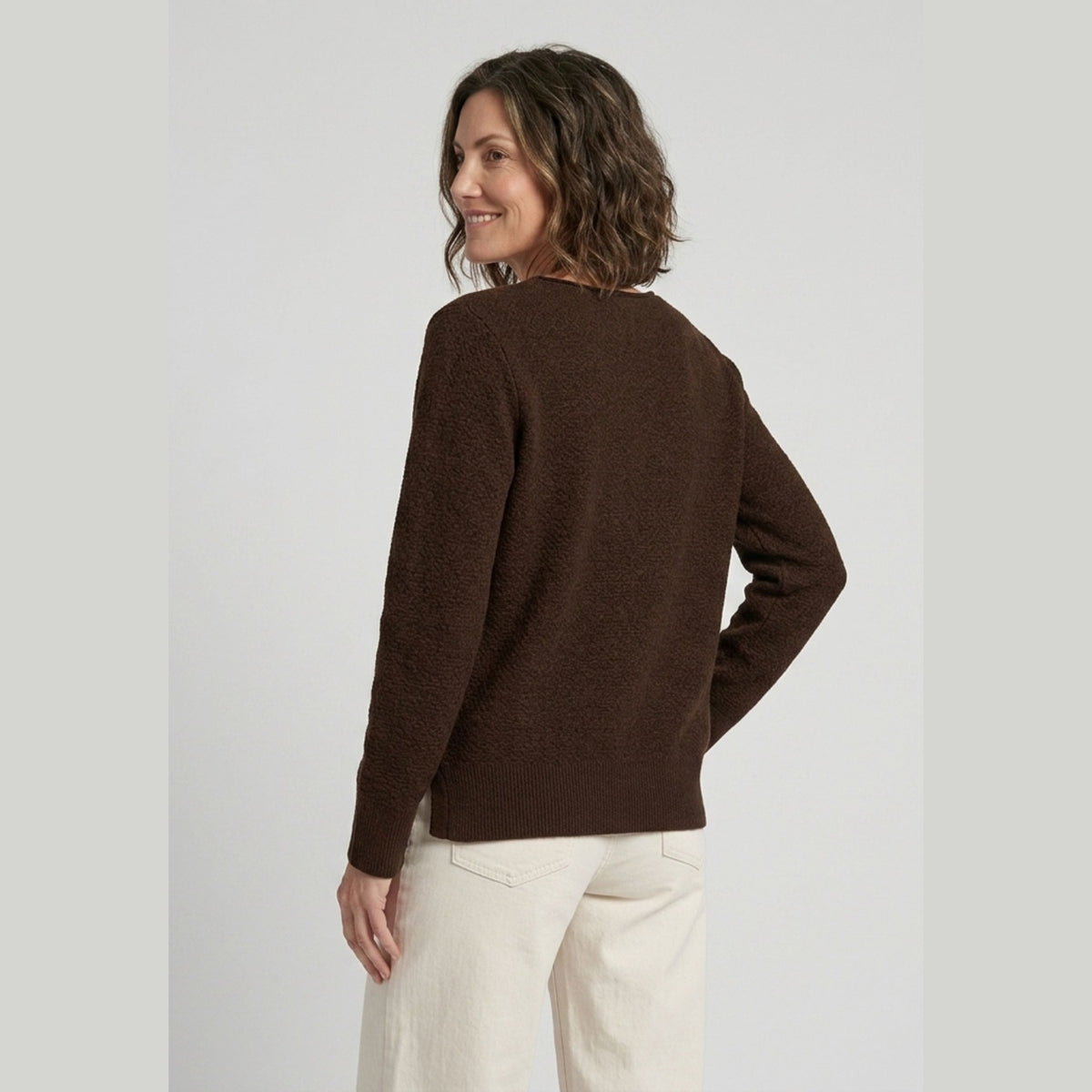 Lind LiEstell Knit Pullover 1500 BROWN