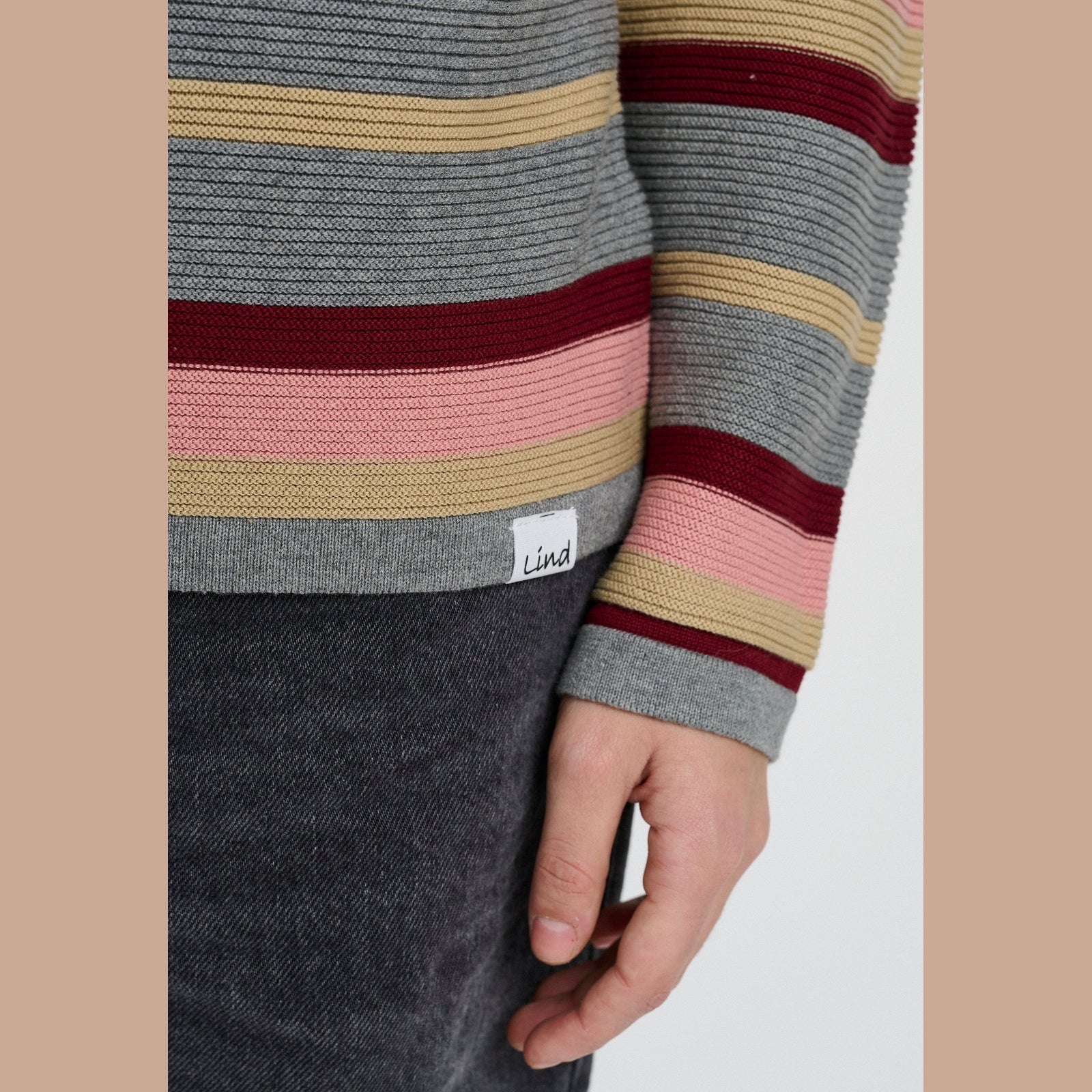 Lind LiFaya Knit Pullover 9600 Grey melange