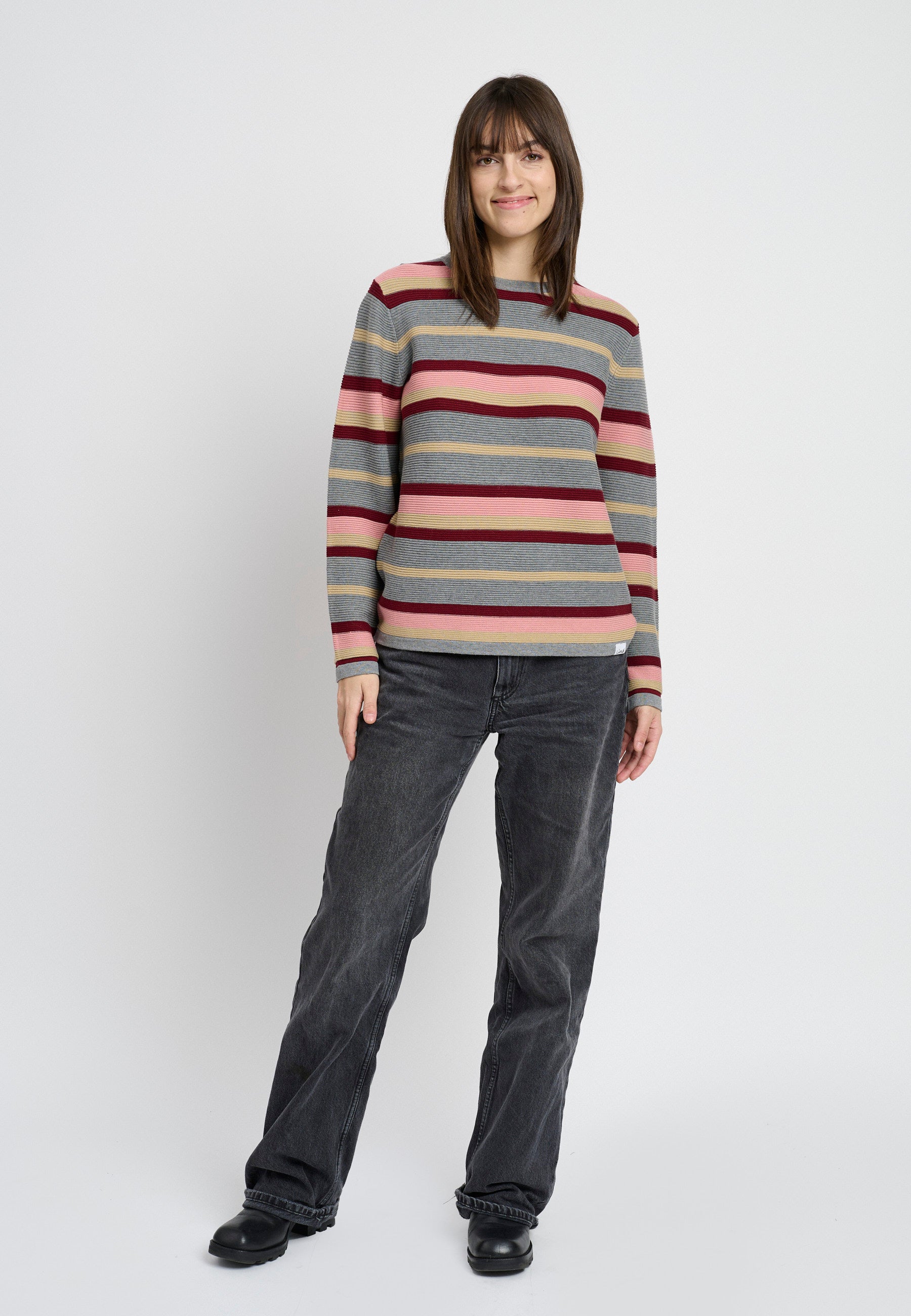 Lind LiFaya Knit Pullover 9600 Grey melange