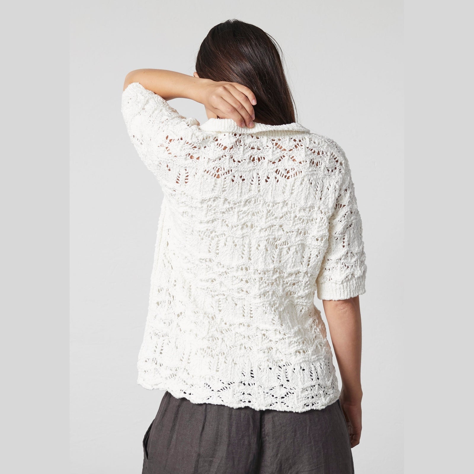 Lind LiFlorina Knit Pullover 1000 OFF WHITE