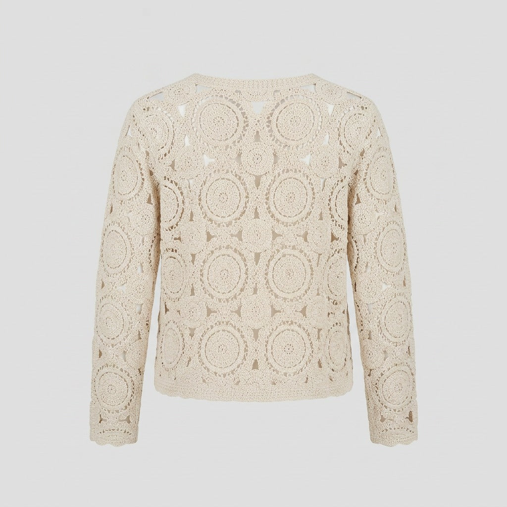 Lind LiHelen Knit Cardigan 1000 OFF WHITE