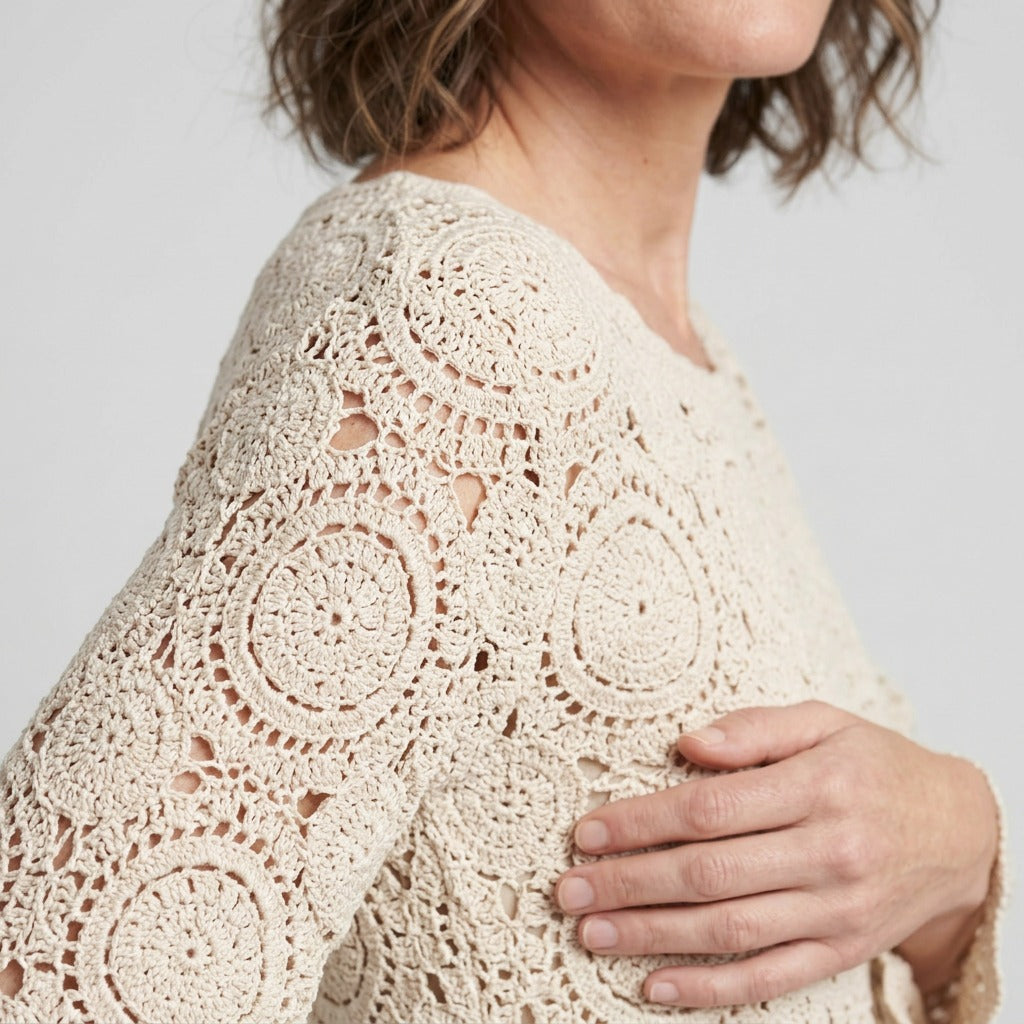 Lind LiHelga Knit Pullover 1000 OFF WHITE