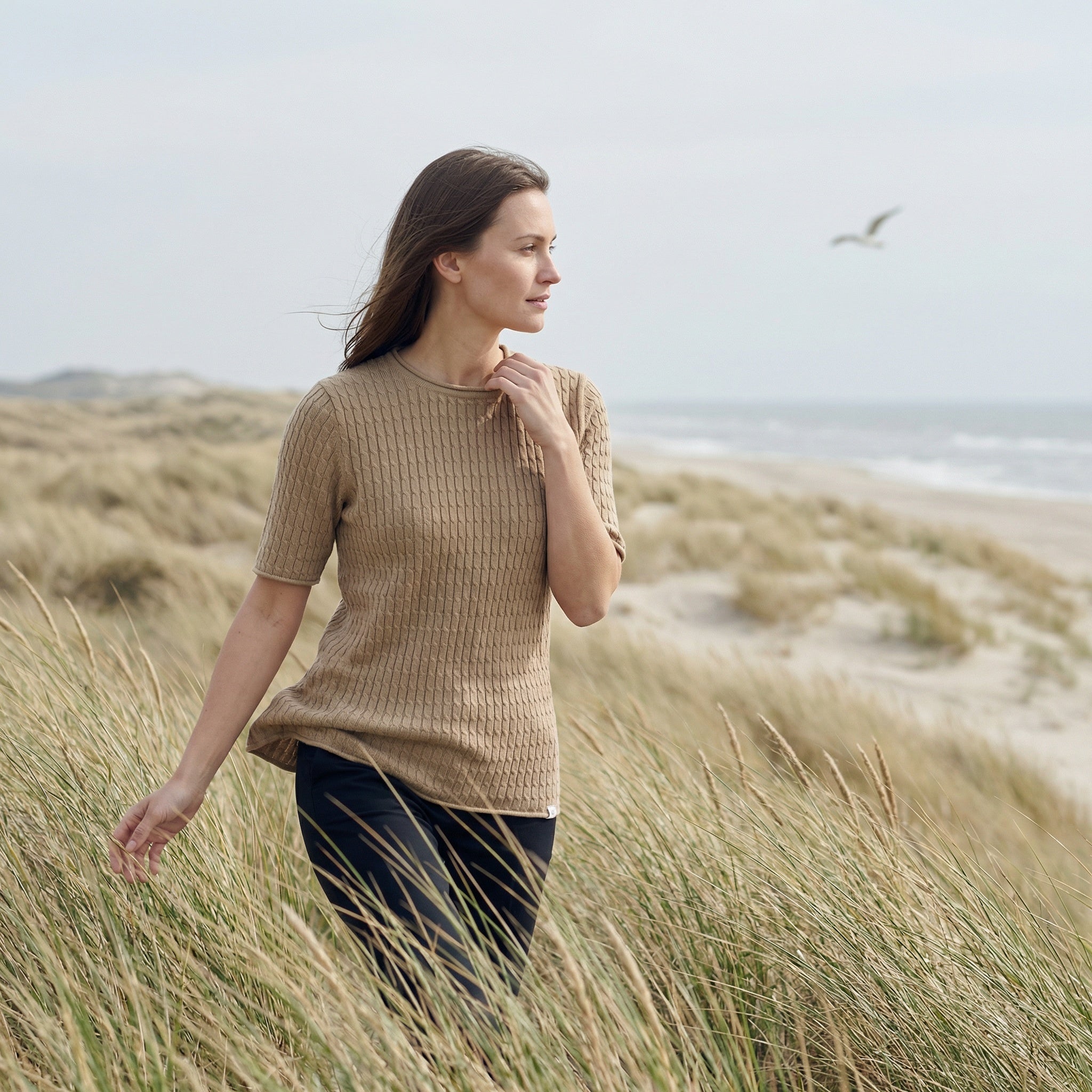Lind LiInge Knit Pullover 1315 Taupe