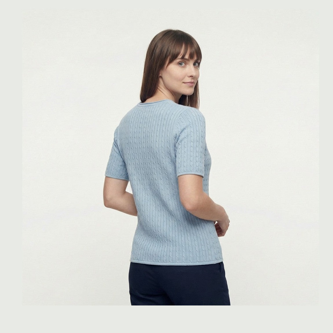 Lind LiInge Knit Pullover 5000 LIGHT BLUE