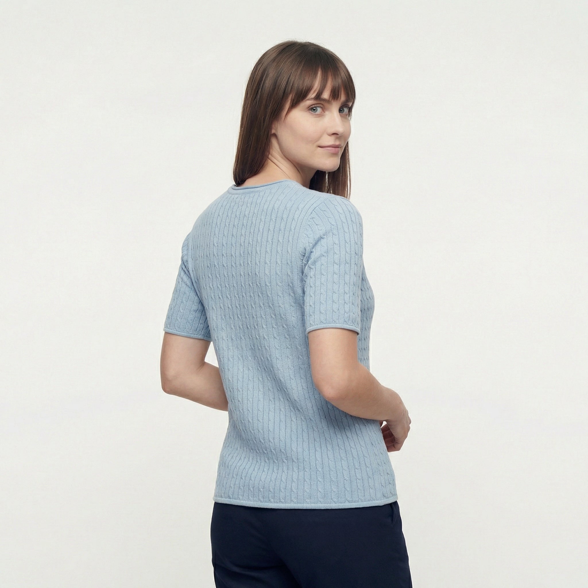 Lind LiInge Knit Pullover 5000 LIGHT BLUE