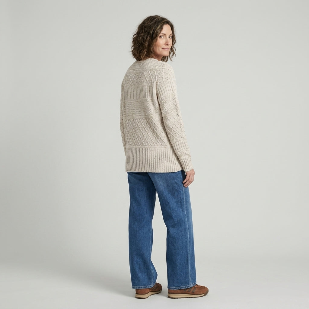 Lind LiJodie Knit Pullover 1000 OFF WHITE