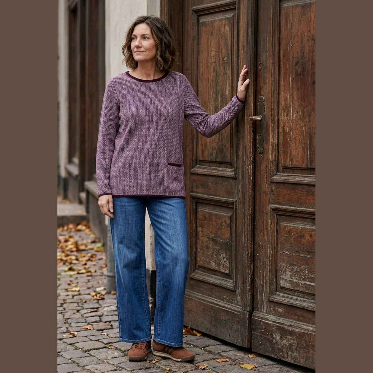 Lind LiJuliet Knit Pullover 2502 Wine Red