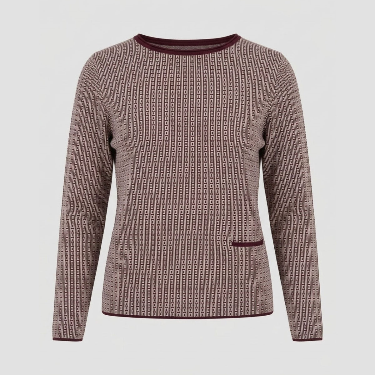 Lind LiJuliet Knit Pullover 2502 Wine Red