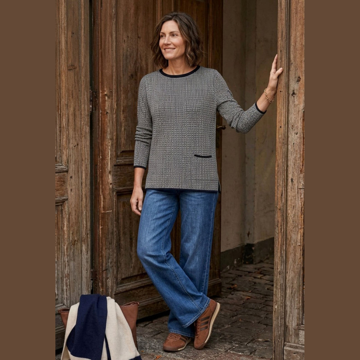 Lind LiJuliet Knit Pullover 5999 NAVY BLUE