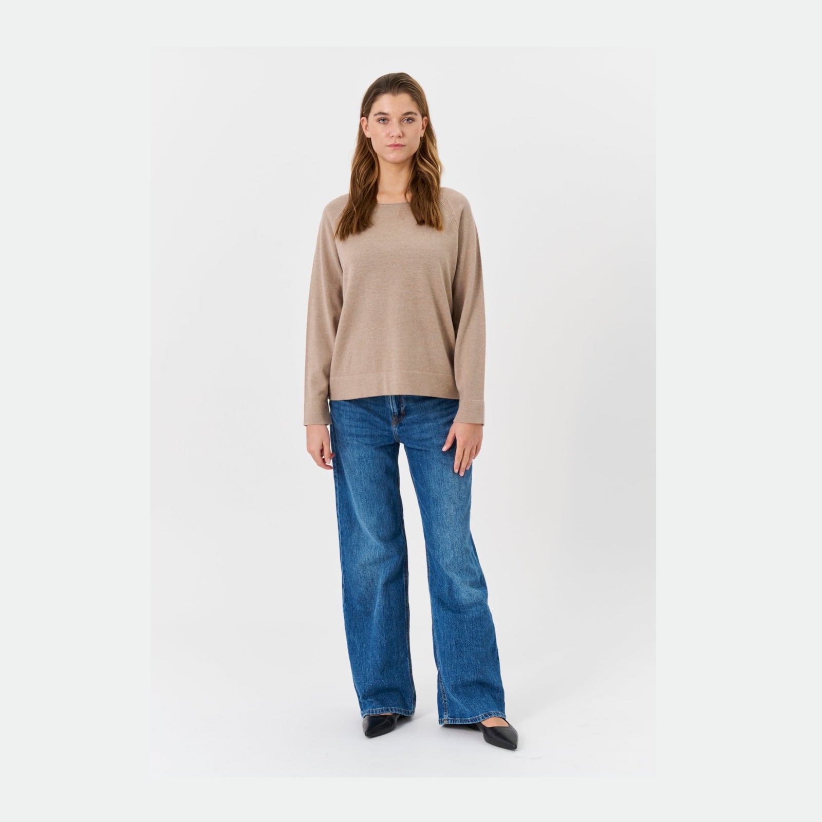 Lind LiKarin Knit Pullover 1660 camel melange