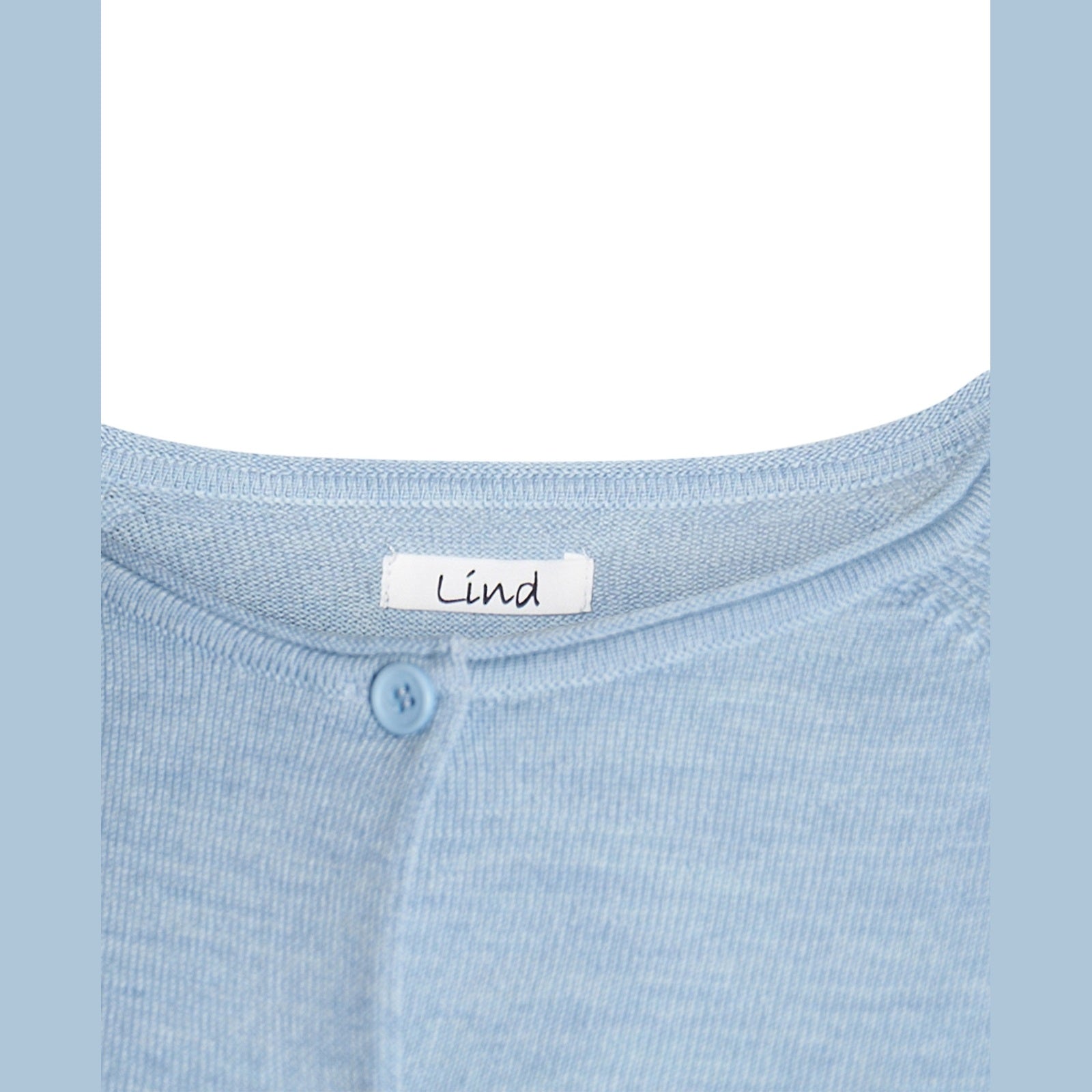 Lind LiKarina Knit Cardigan 5002 Light Blue Melange