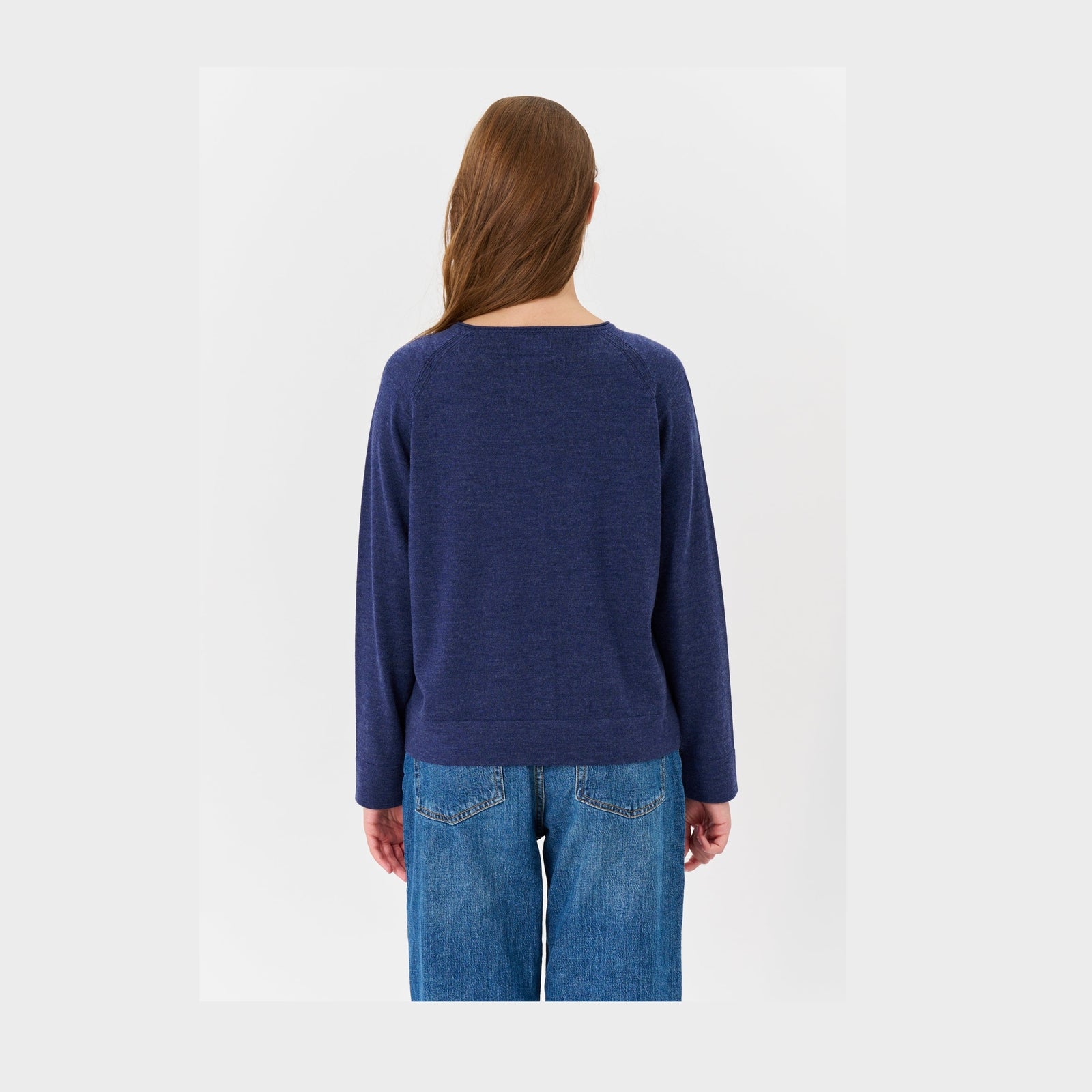Lind LiKarina Knit Cardigan 5650 blue melange