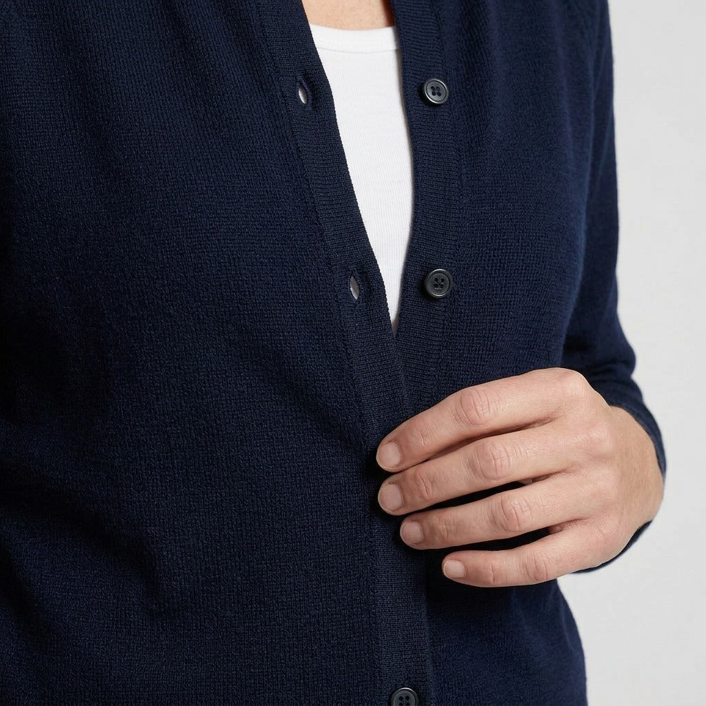 Lind LiKarina Knit Cardigan 5999 NAVY BLUE