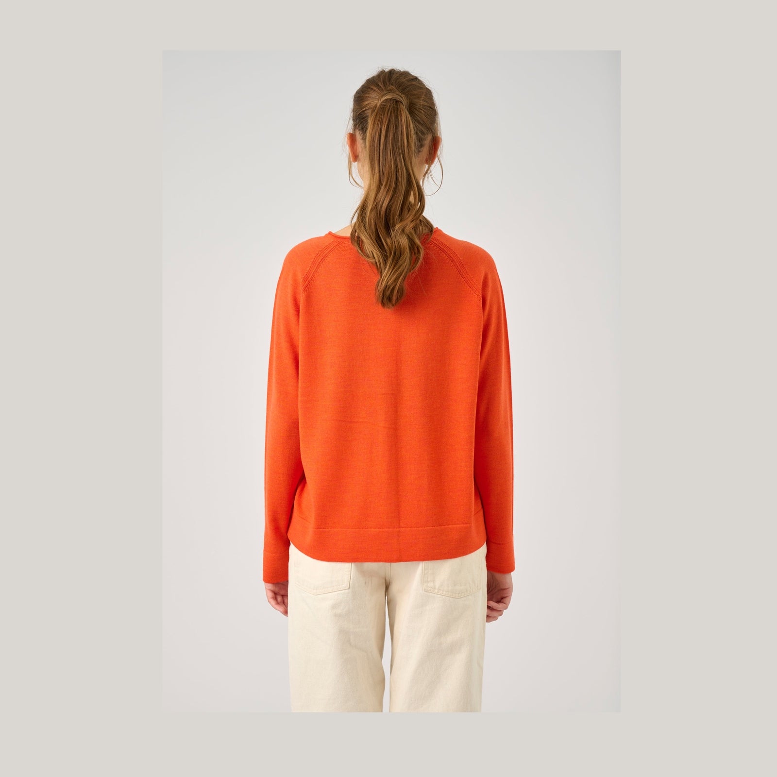 Lind LiKarina Knit Cardigan 8320 Mandarin Melange