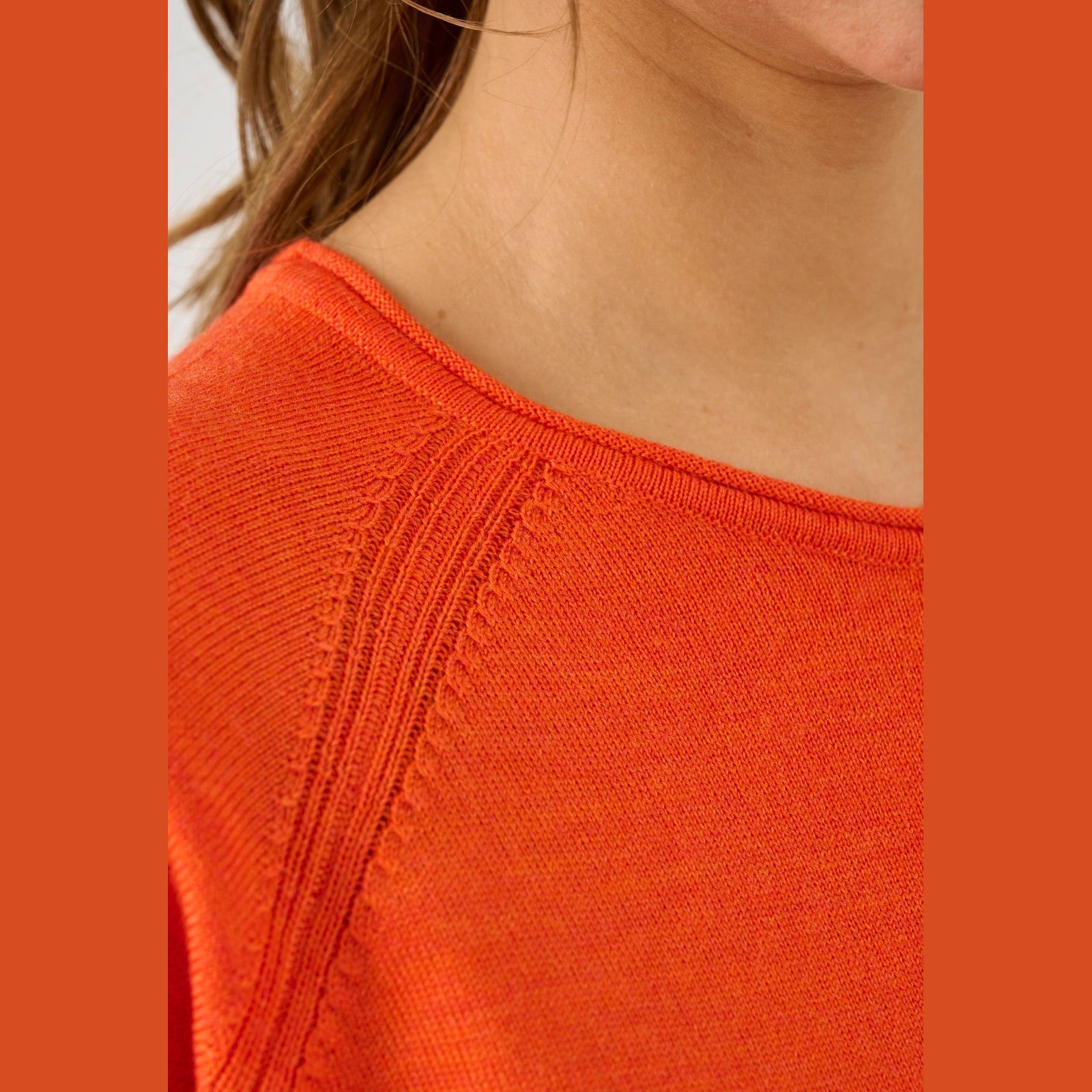 Lind LiKarina Knit Cardigan 8320 Mandarin Melange