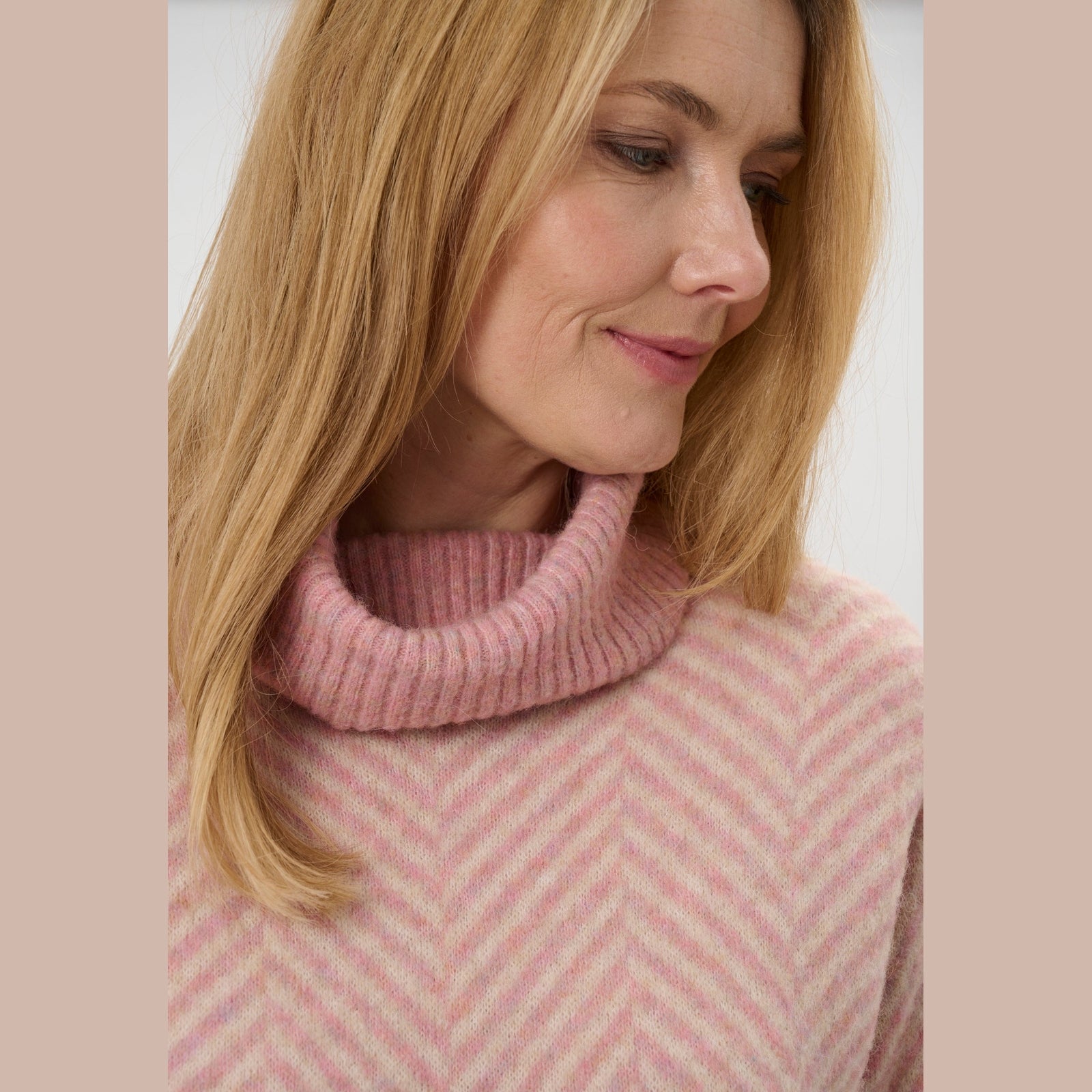 Lind LiKarina Knit Pullover 2050 Rose Melange