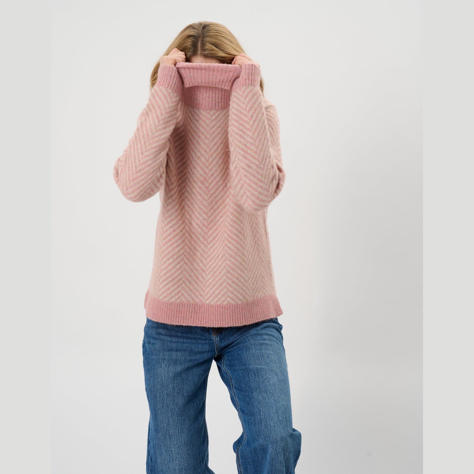Lind LiKarina Knit Pullover 2050 Rose Melange