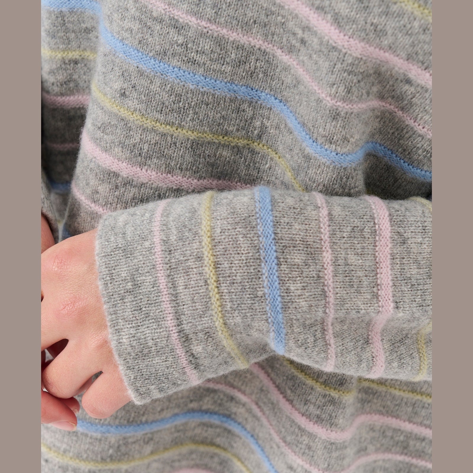 Lind LiKati Knit Pullover 9650 grey melange