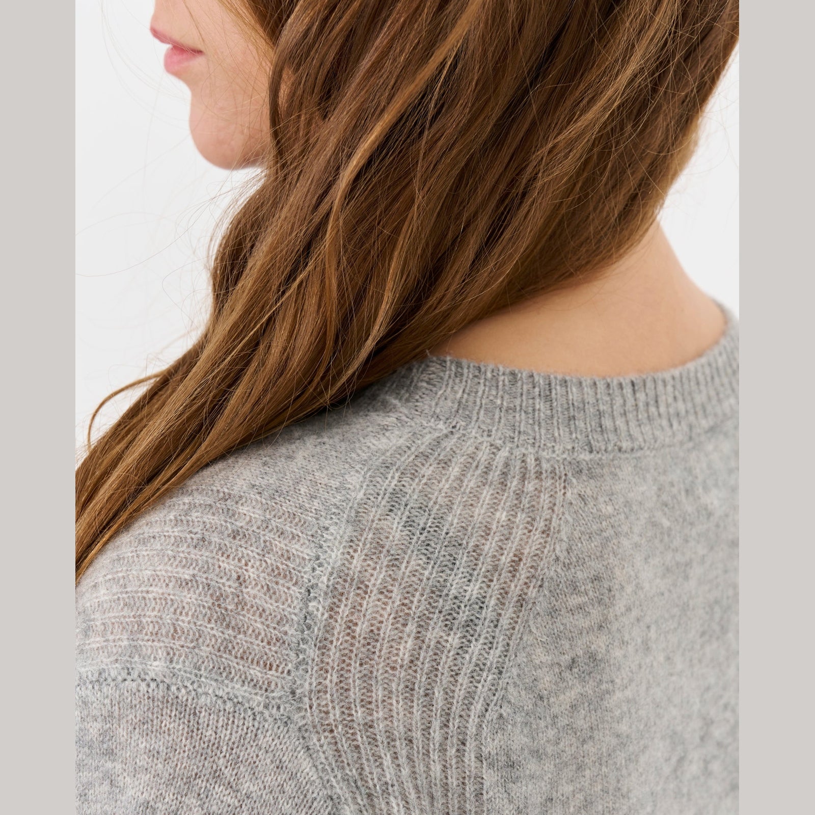 Lind LiKatrina Knit Dress 9650 grey melange