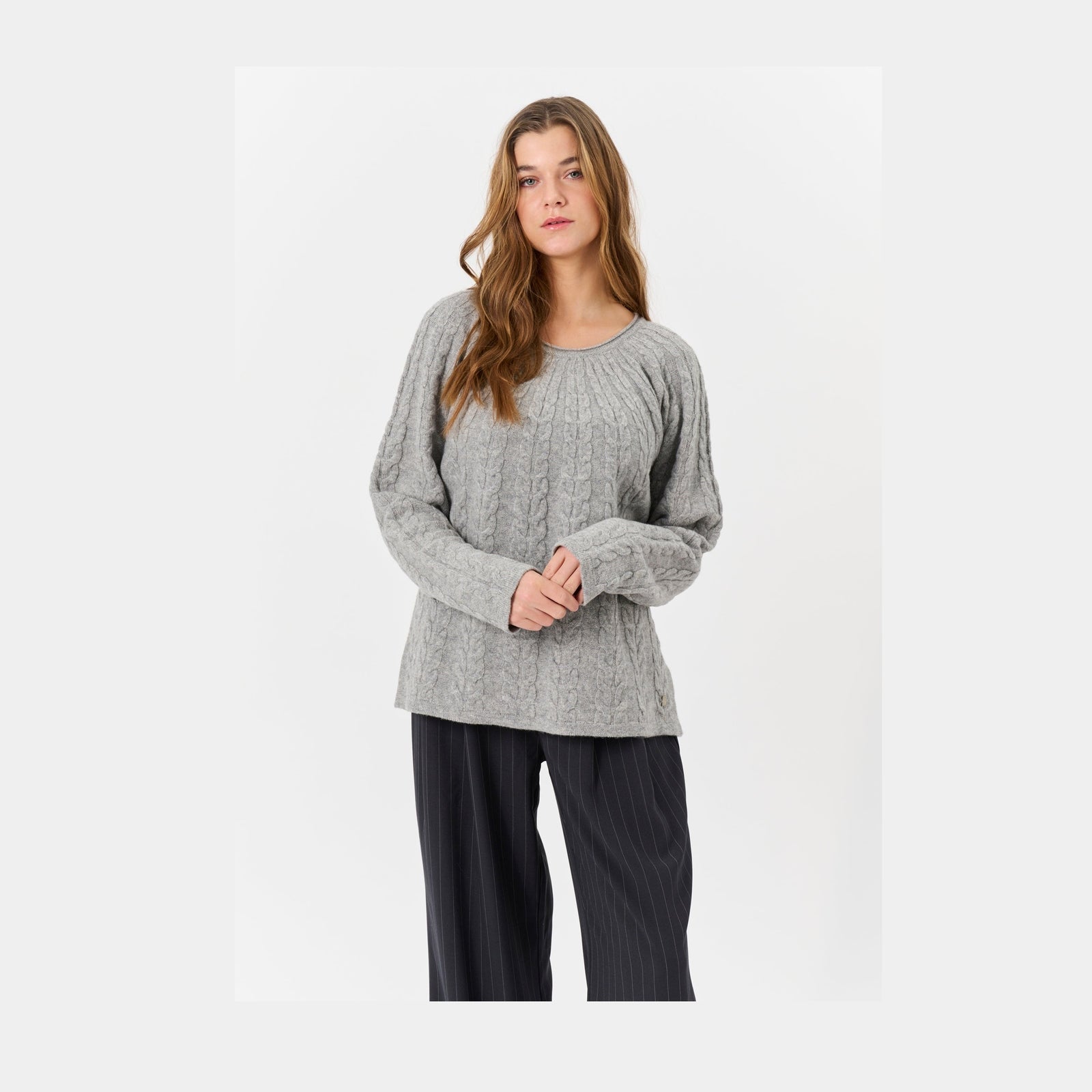 Lind LiKaya Knit Pullover 9650 grey melange