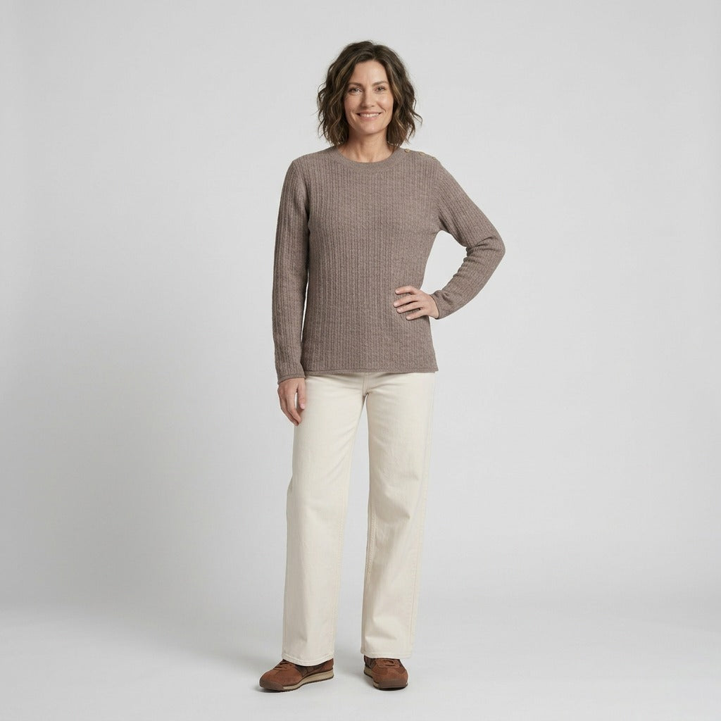 Lind LiLeah Knit Pullover 1300 Taupe