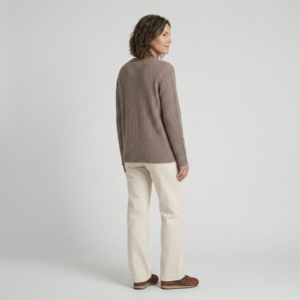 Lind LiLeah Knit Pullover 1300 Taupe