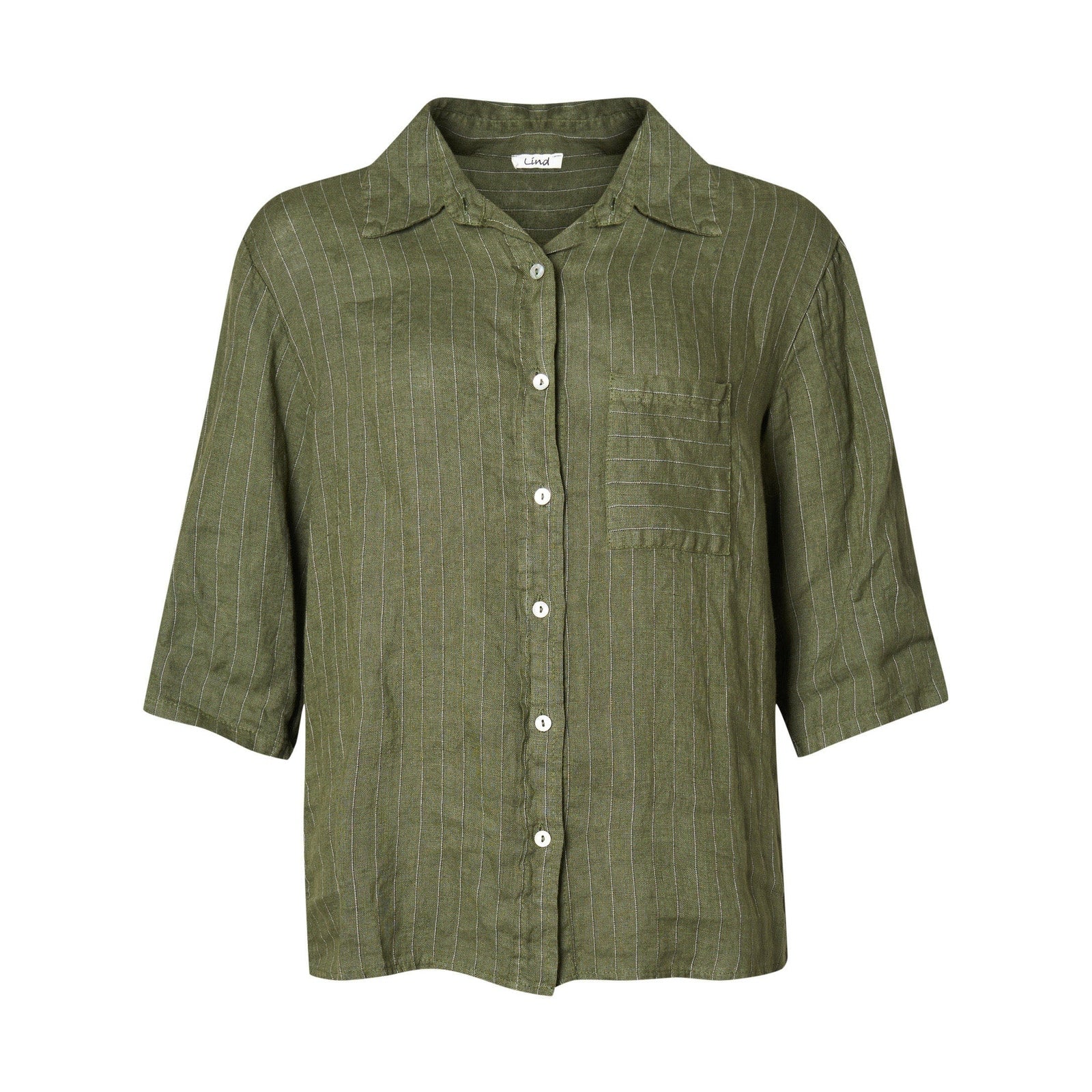 Lind LiLi Skjortebluser 3900 Army Green