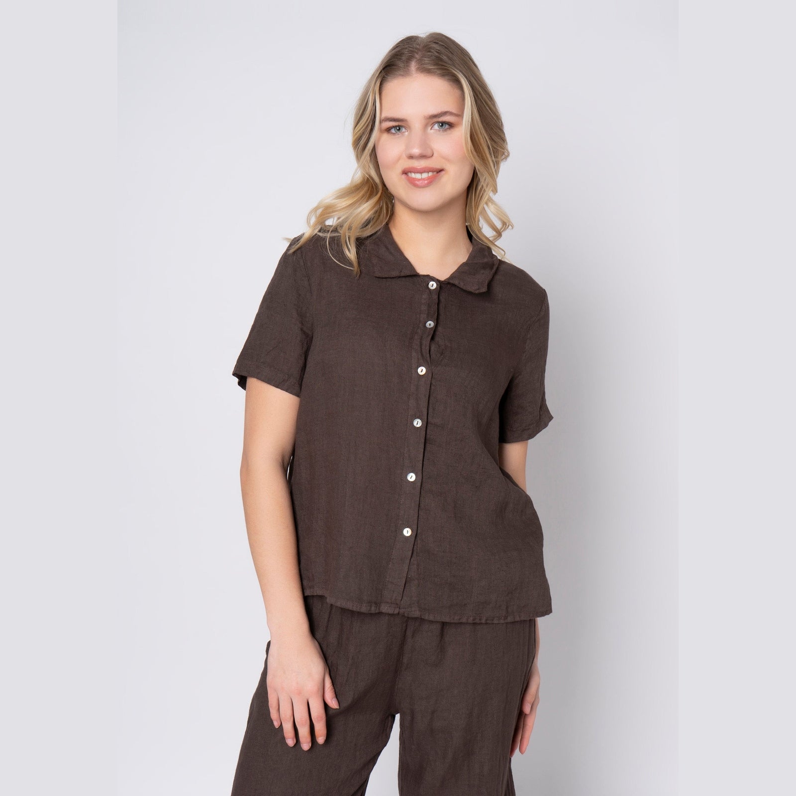 Lind LiLimone Skjortebluser 1500 BROWN