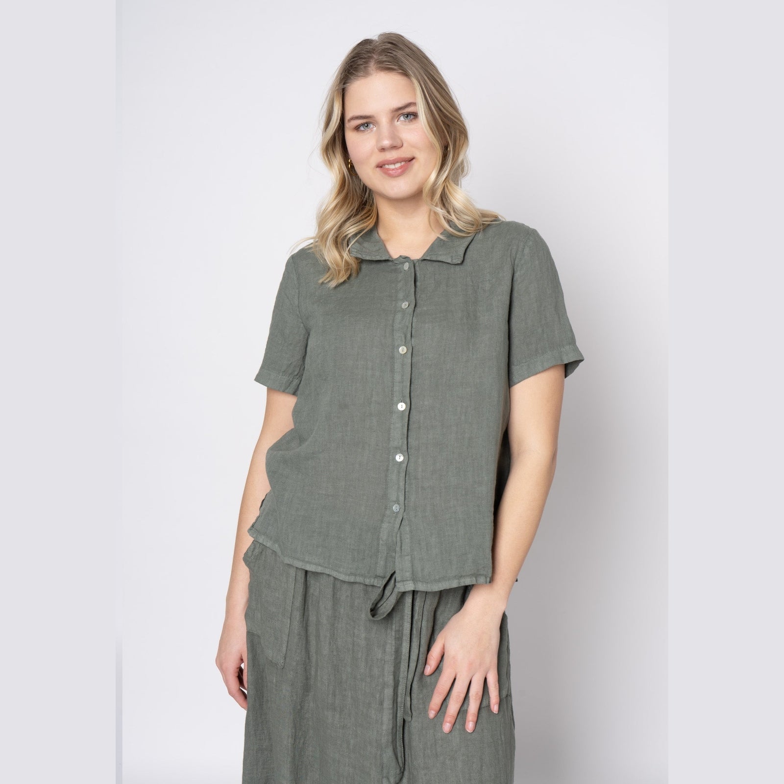 Lind LiLimone Skjortebluser 3900 Army Green