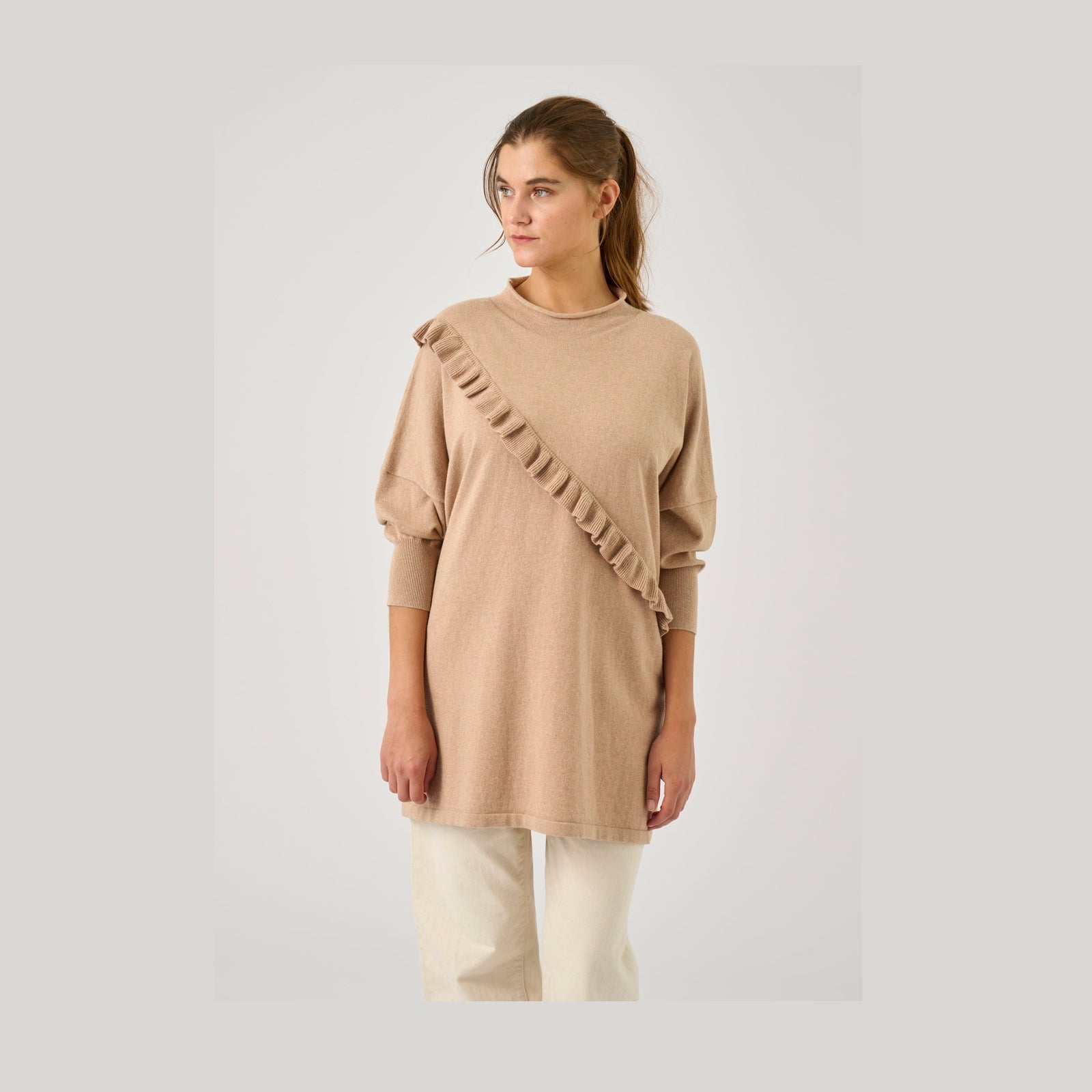 Lind LiLisbet Knit Pullover 1220 light camel melange