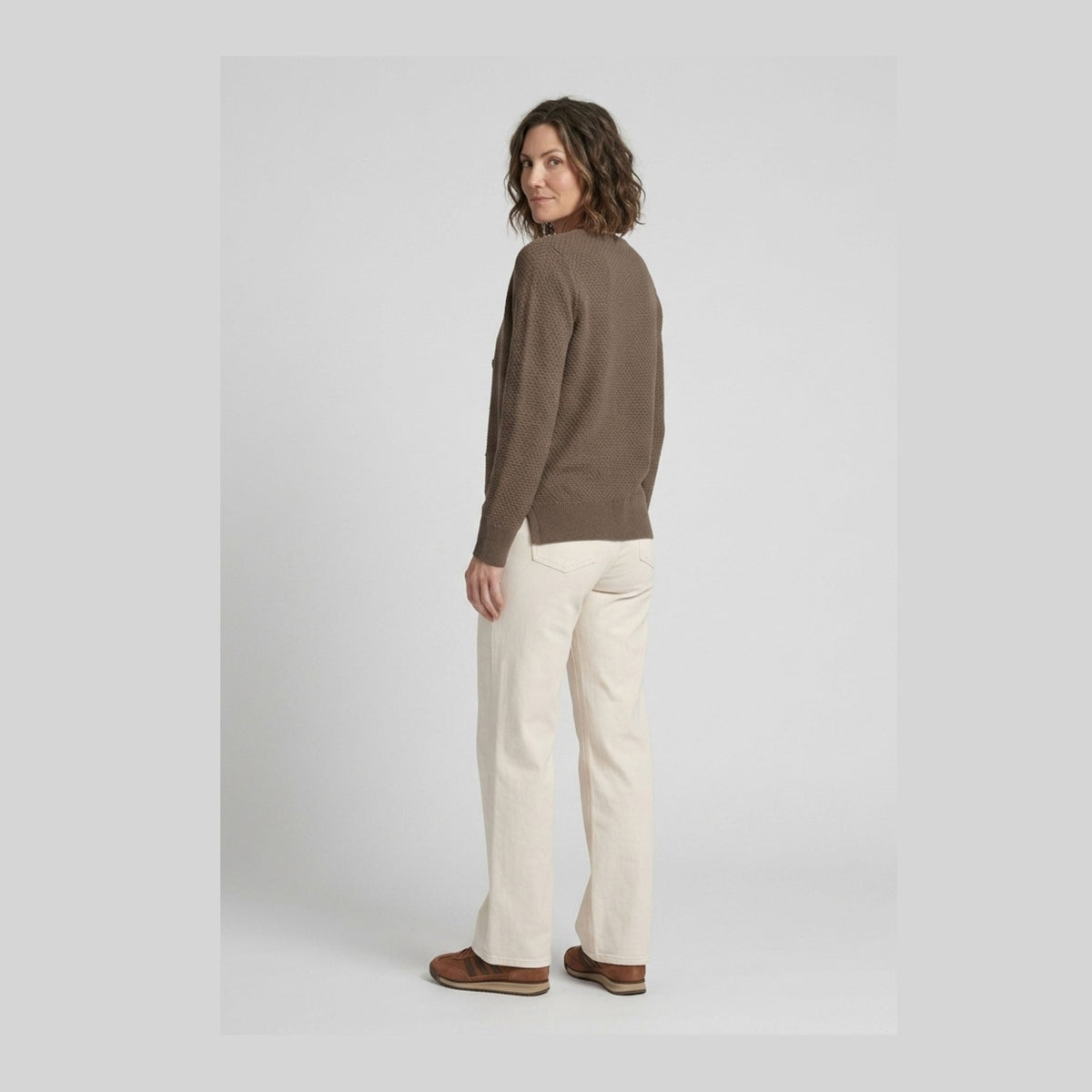 Lind LiLivia Knit Cardigan 1300 Taupe