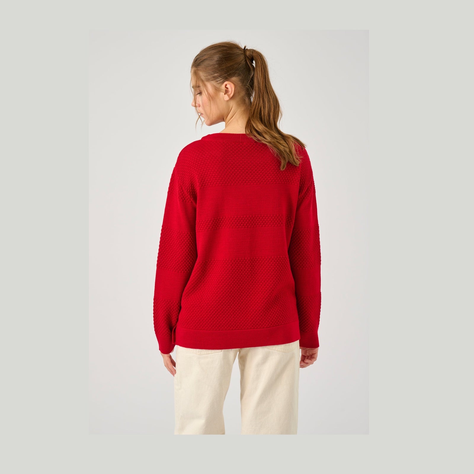Lind LiMarcella Knit Pullover 2510 Norwegian red