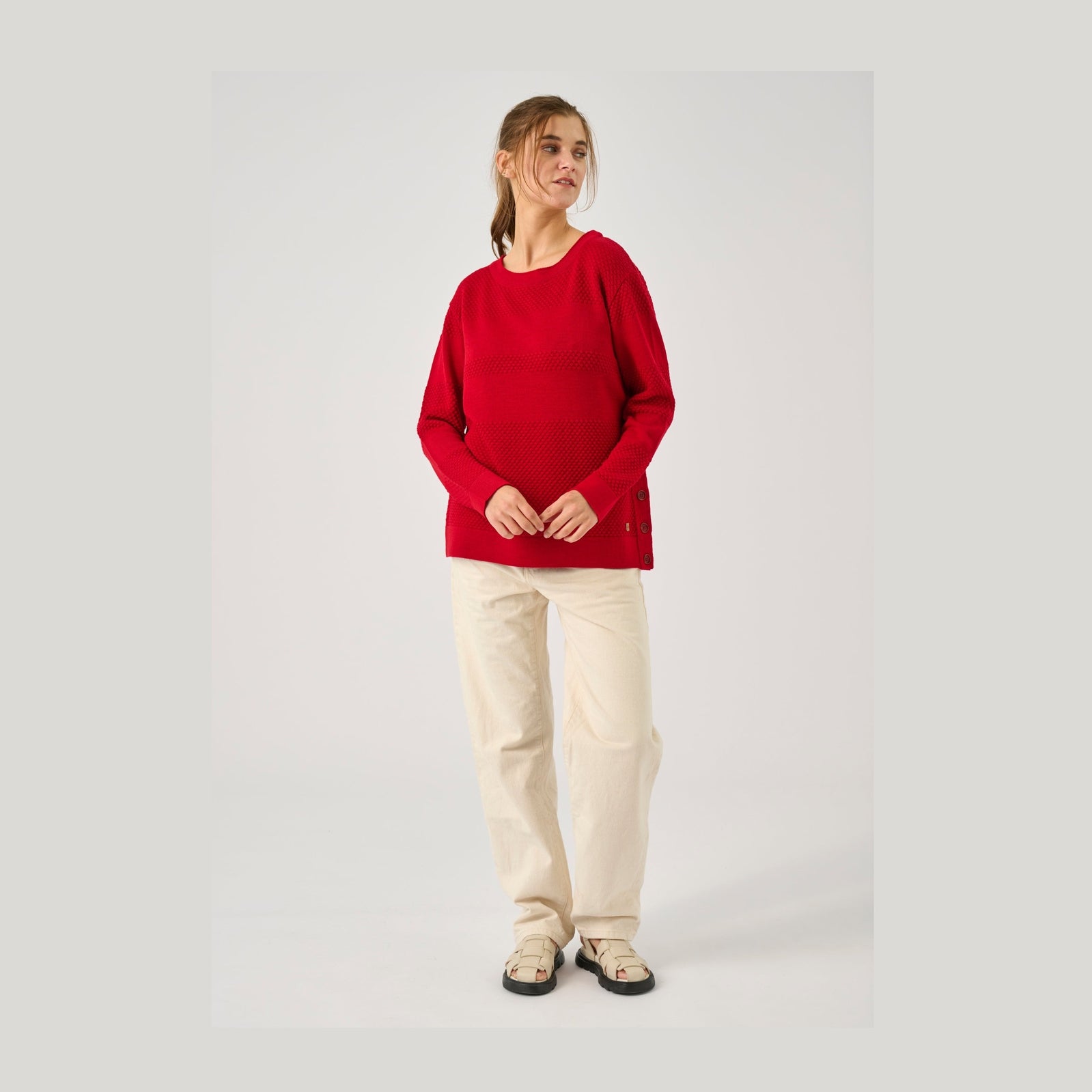 Lind LiMarcella Knit Pullover 2510 Norwegian red
