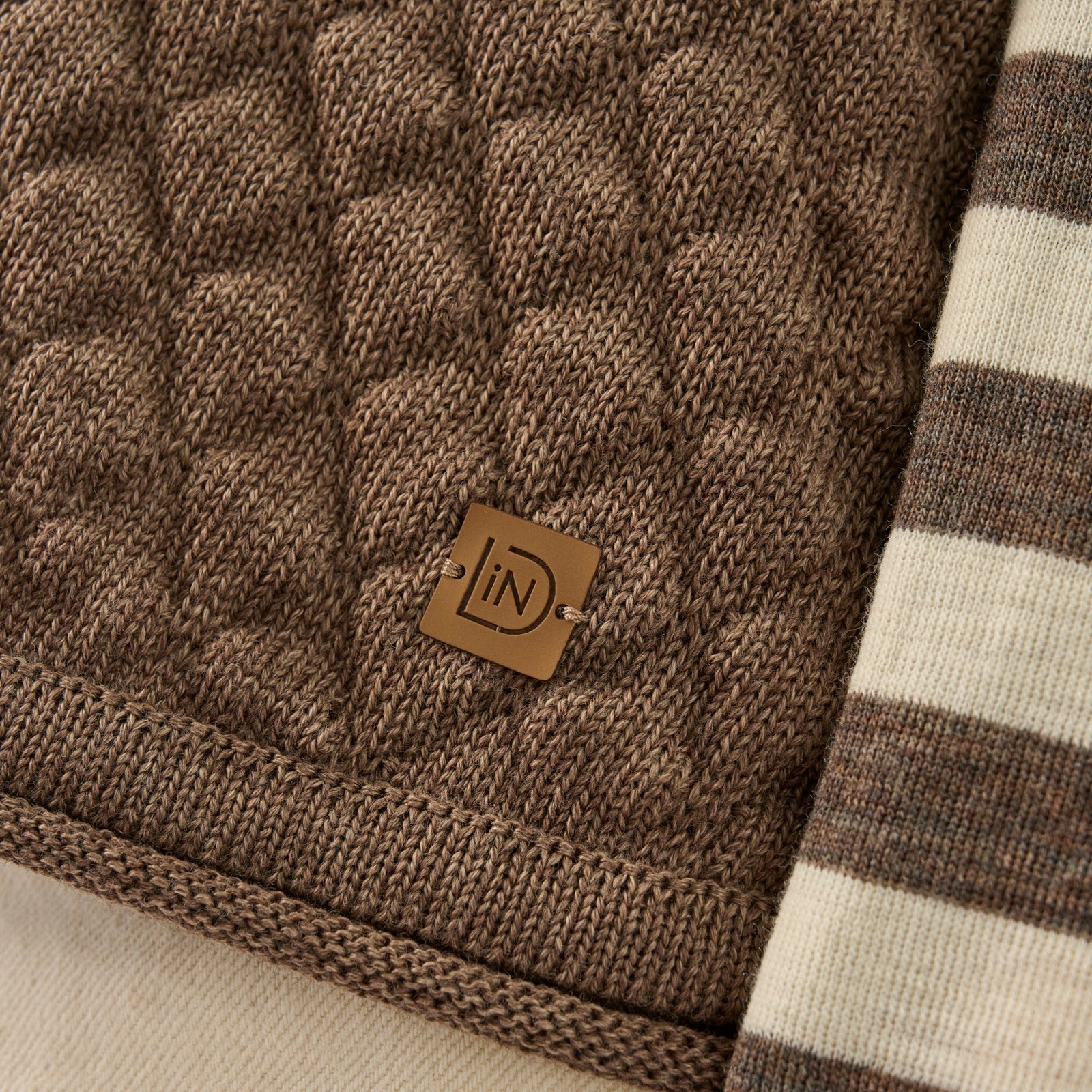 Lind LiMargit Poncho 1655 brown melange