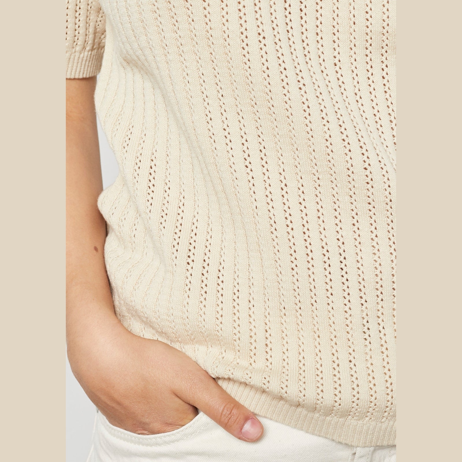 Lind LiMatti Knit Pullover 1000 OFF WHITE