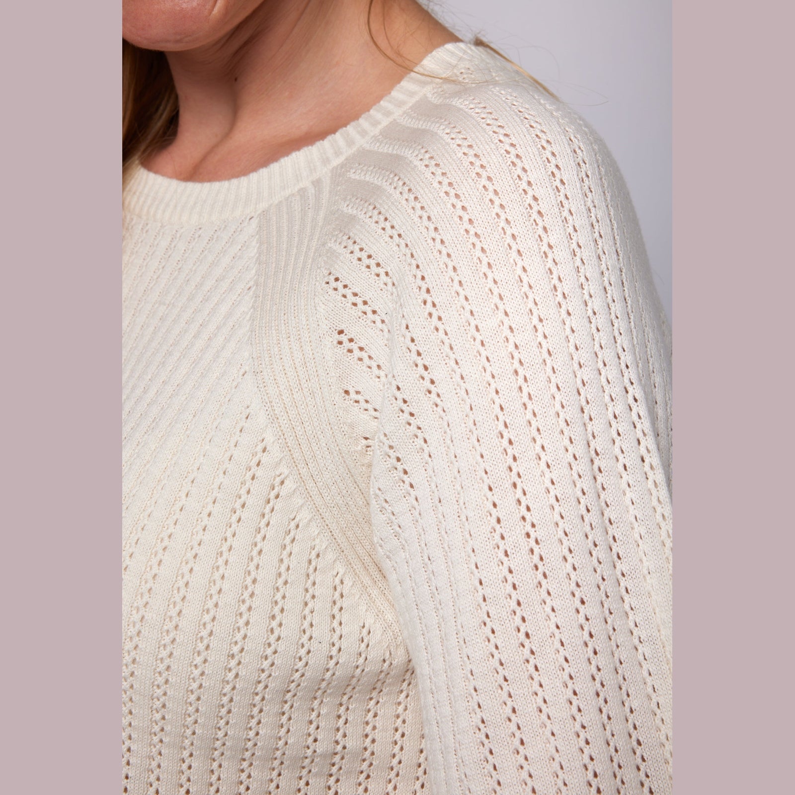 Lind LiMatti Knit Pullover 1000 OFF WHITE