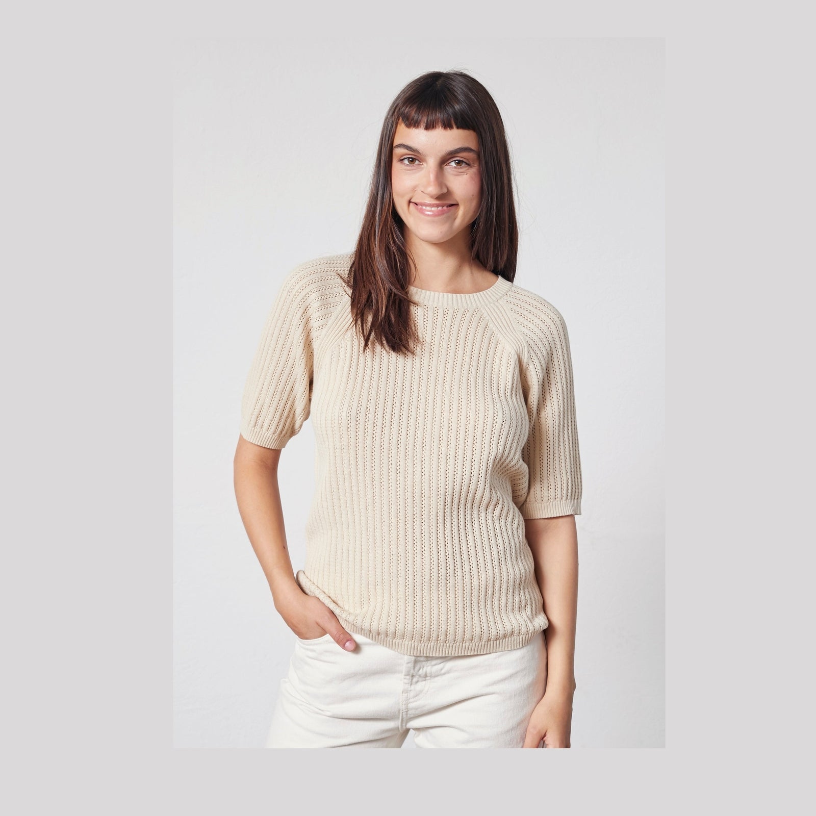 Lind LiMatti Knit Pullover 1000 OFF WHITE