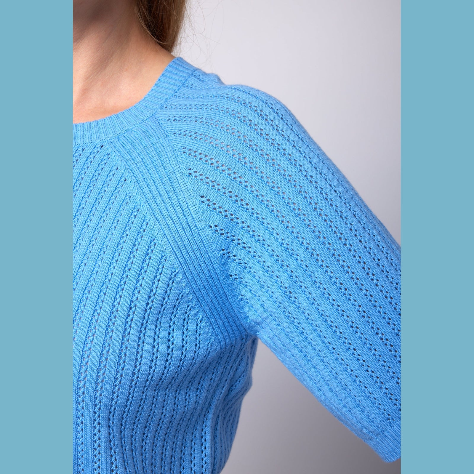 Lind LiMatti Knit Pullover 5300 Cornflower Blue