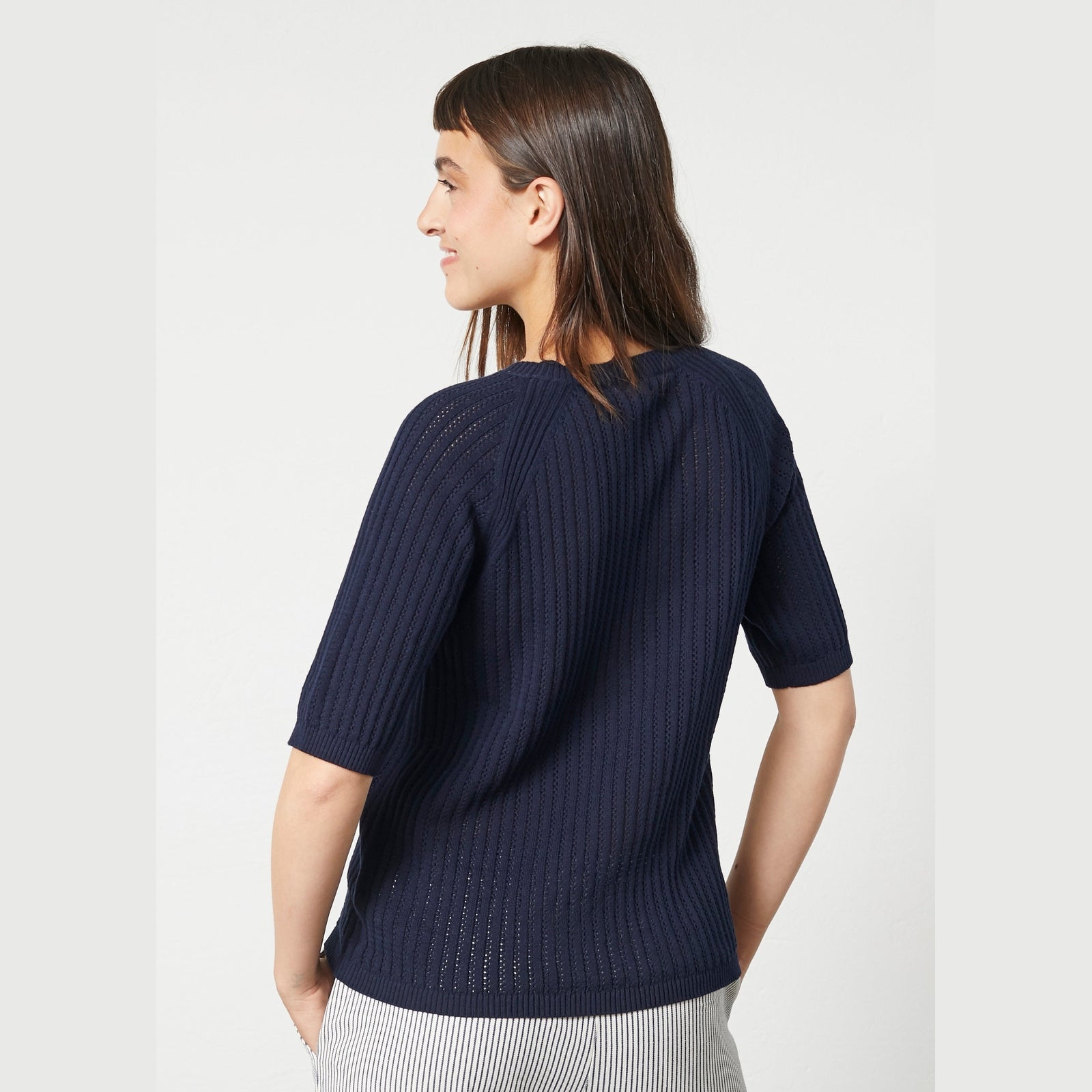 Lind LiMatti Knit Pullover 5999 NAVY BLUE