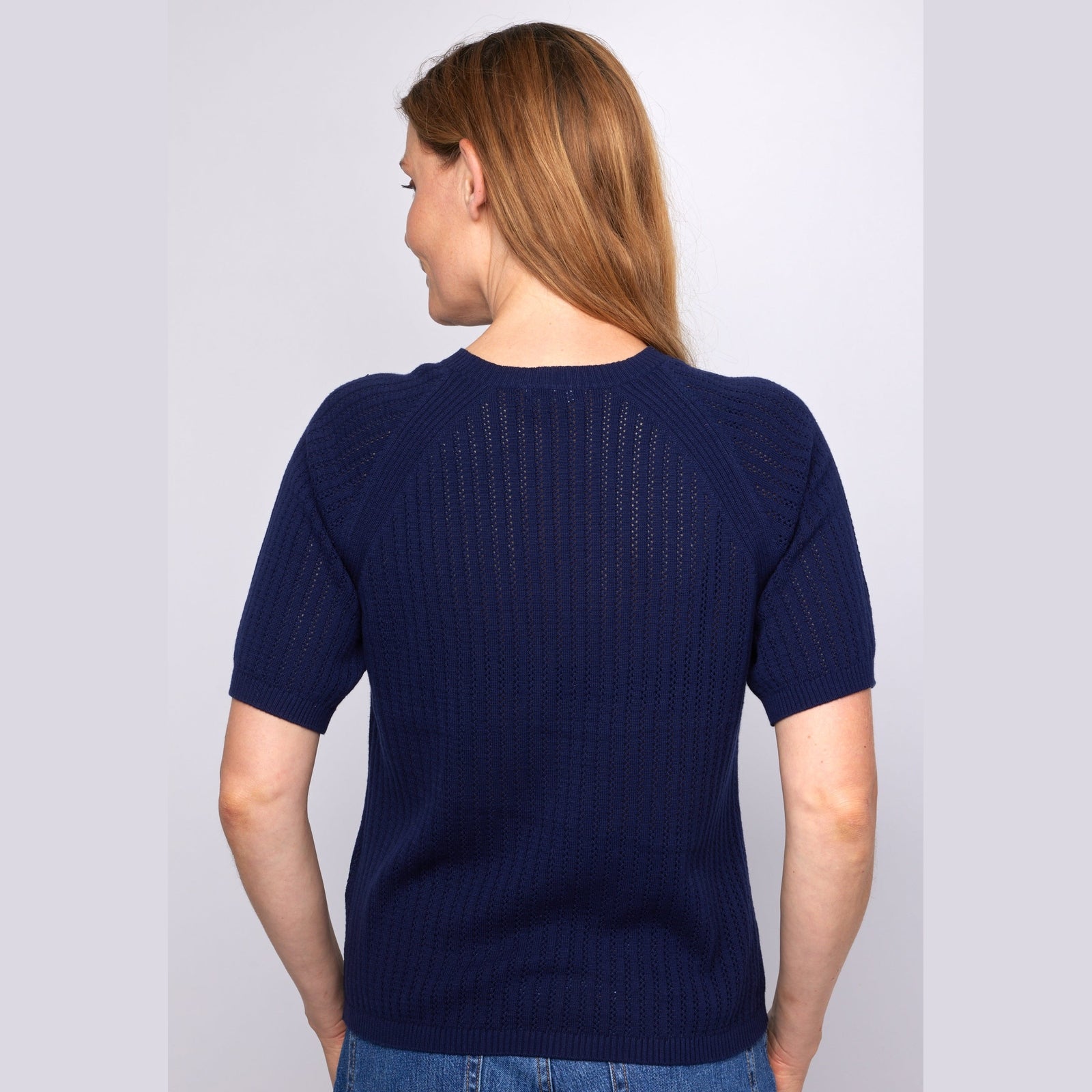 Lind LiMatti Knit Pullover 5999 NAVY BLUE