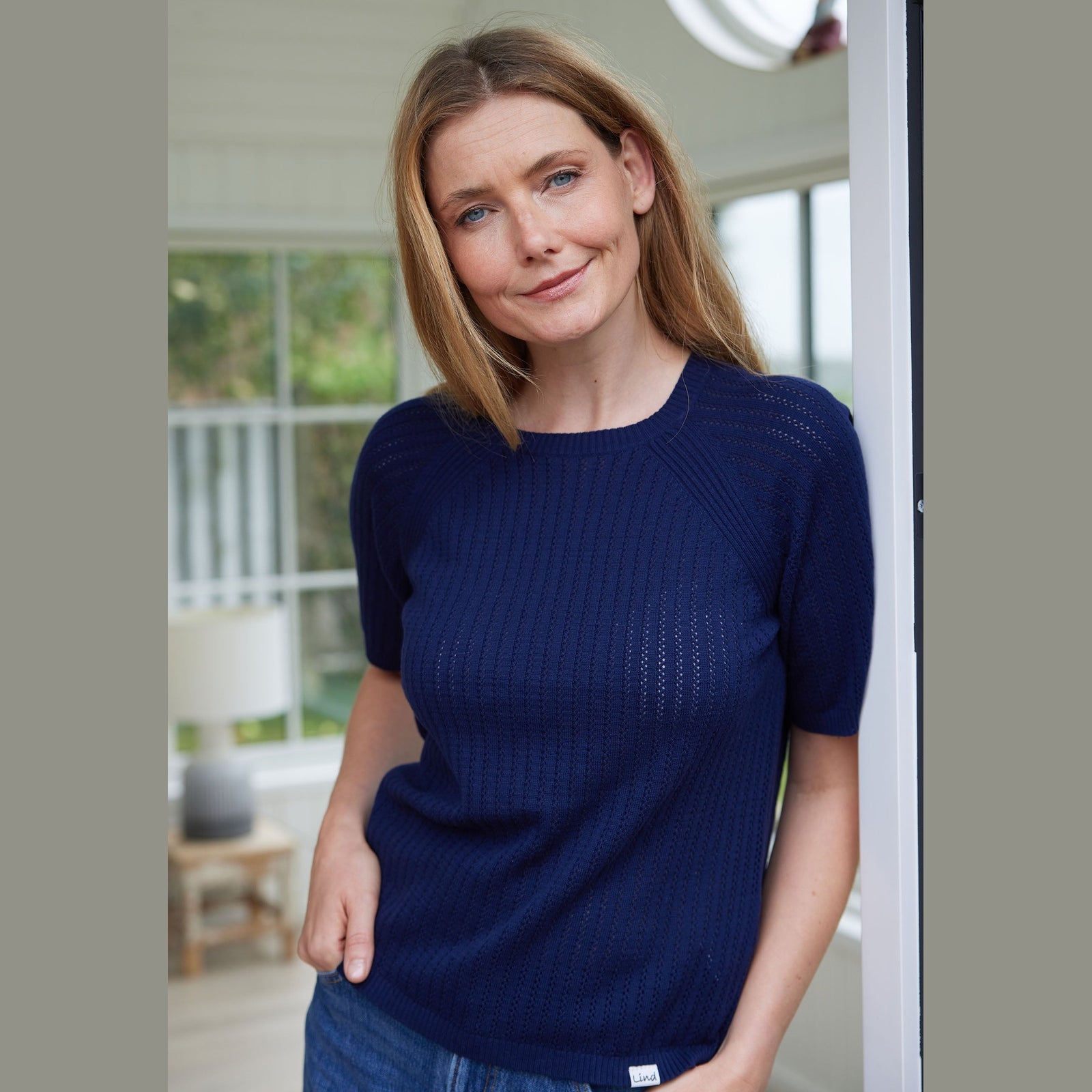 Lind LiMatti Knit Pullover 5999 NAVY BLUE