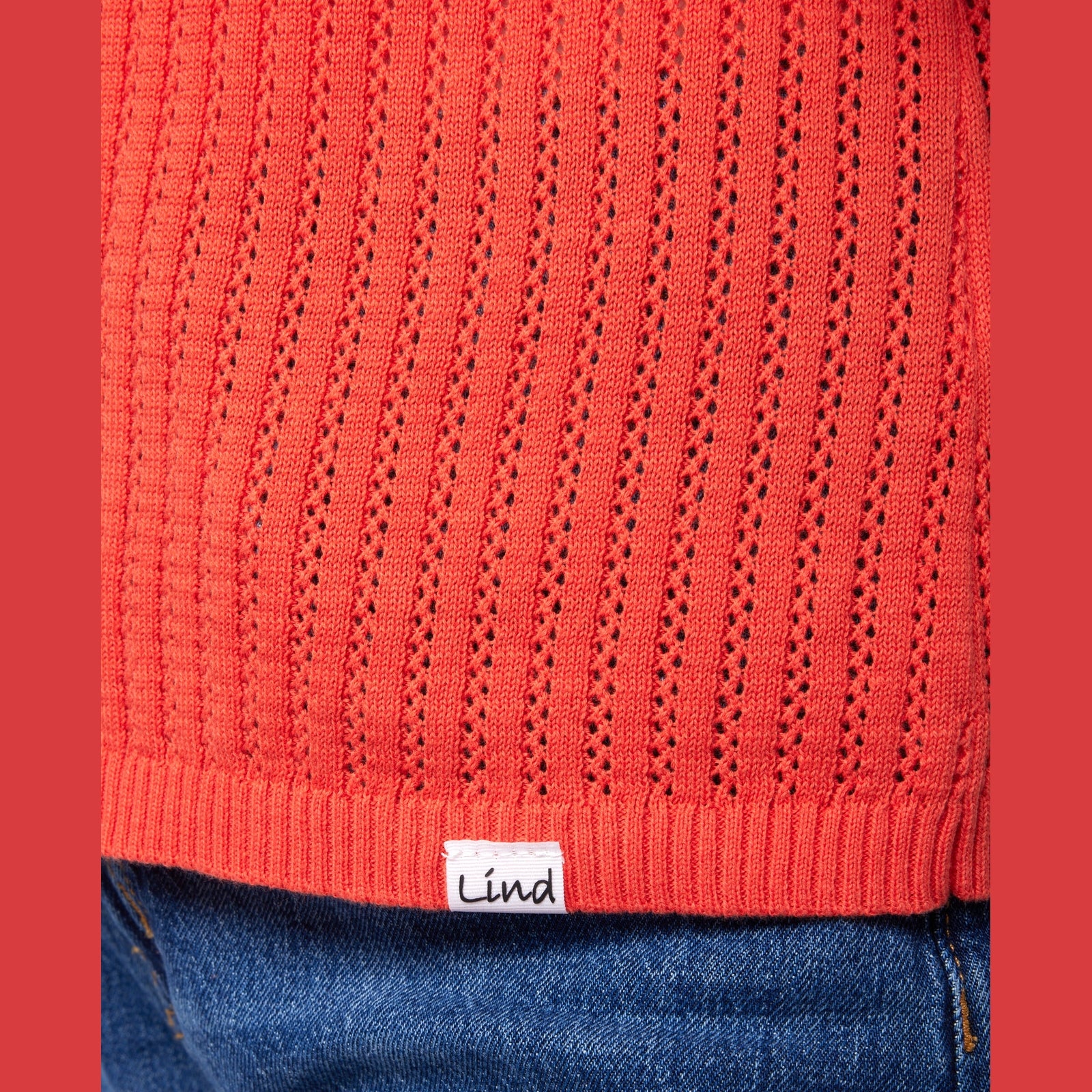 Lind LiMatti Knit Pullover 8500 ORANGE