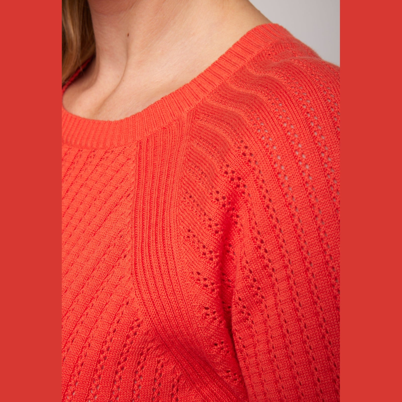 Lind LiMatti Knit Pullover 8500 ORANGE