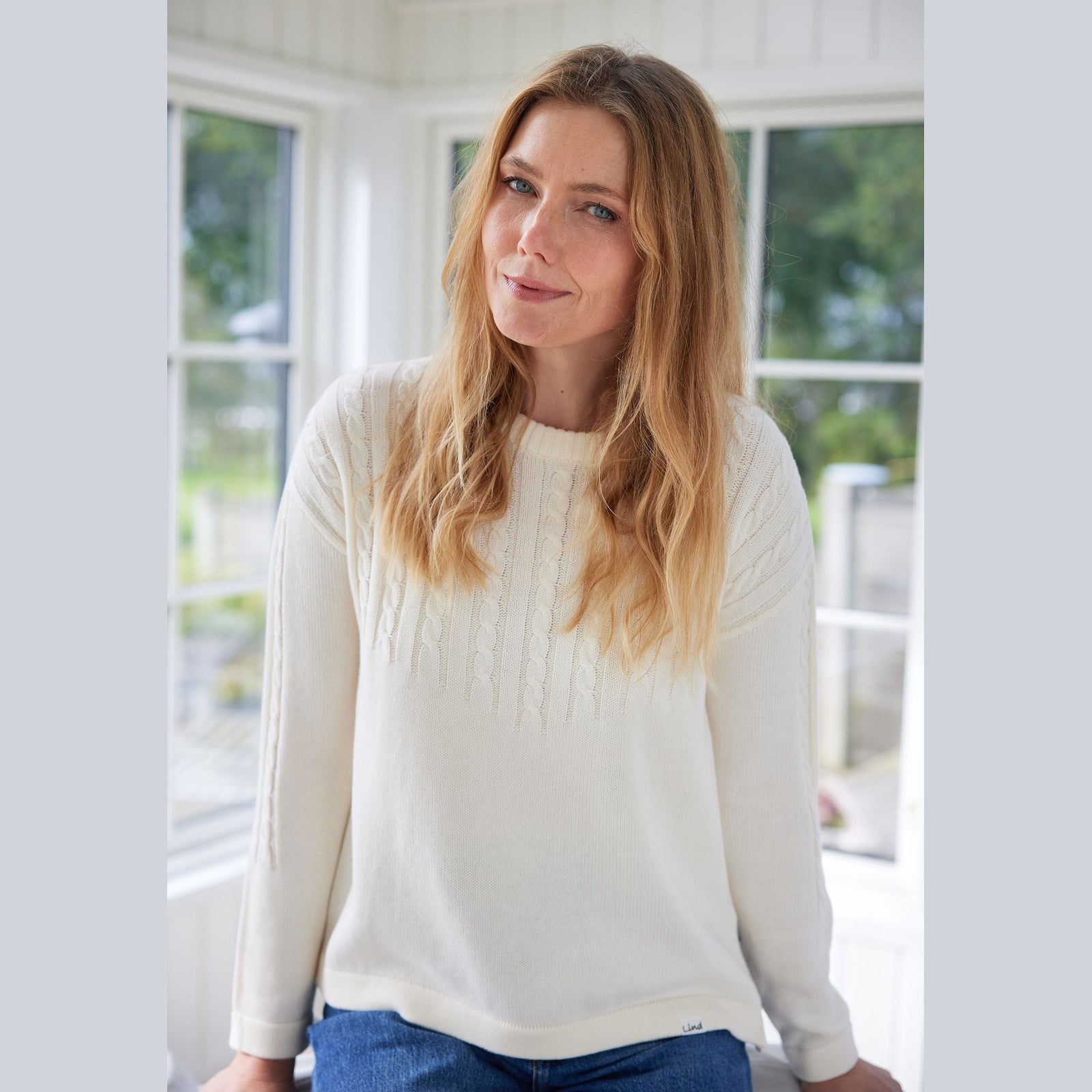 Lind LiMaxime Knit Pullover 1000 OFF WHITE