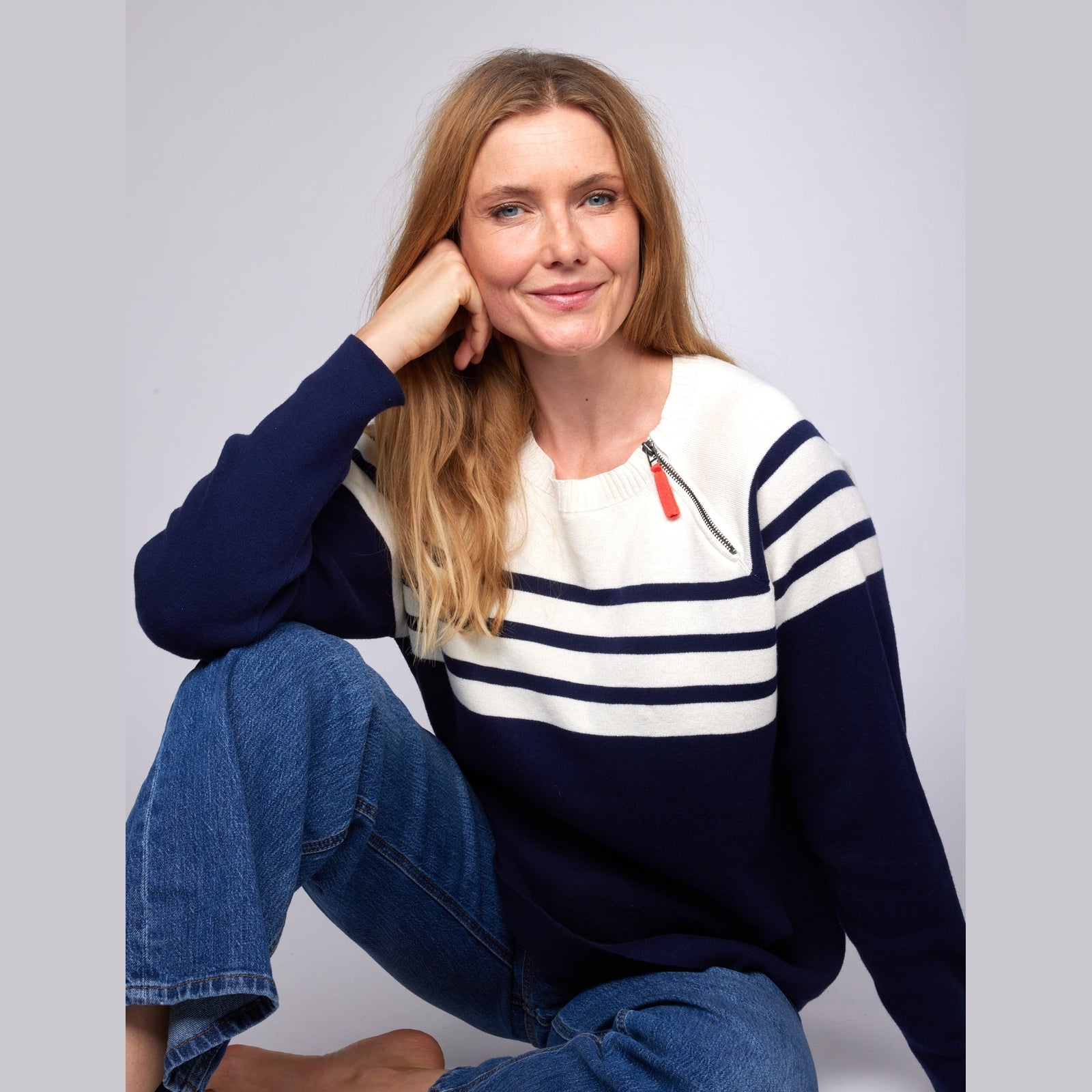 Lind LiMaybel Knit Pullover 5999 NAVY BLUE